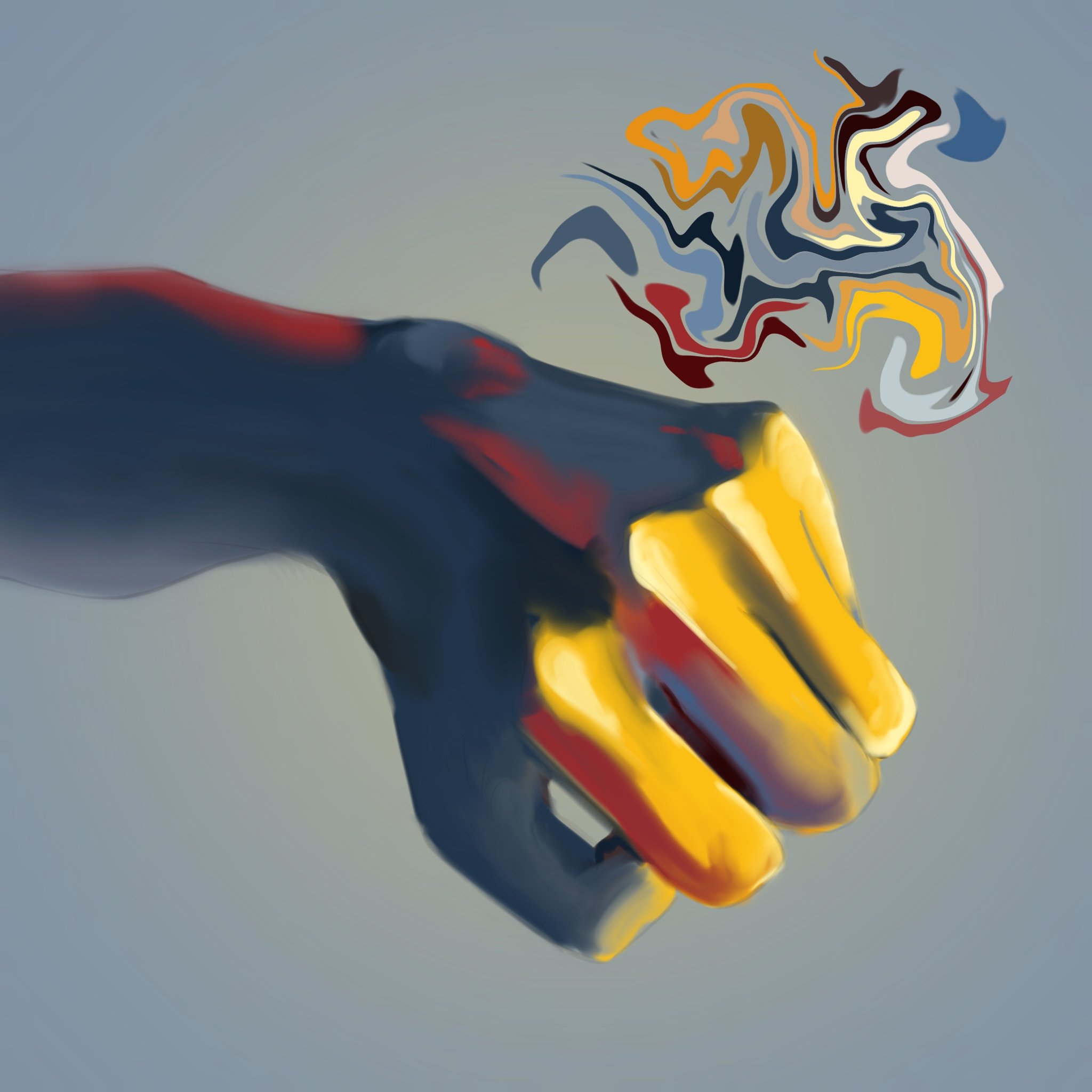 Color Theory II / Digital Painting
Blindfolded Color Technique 