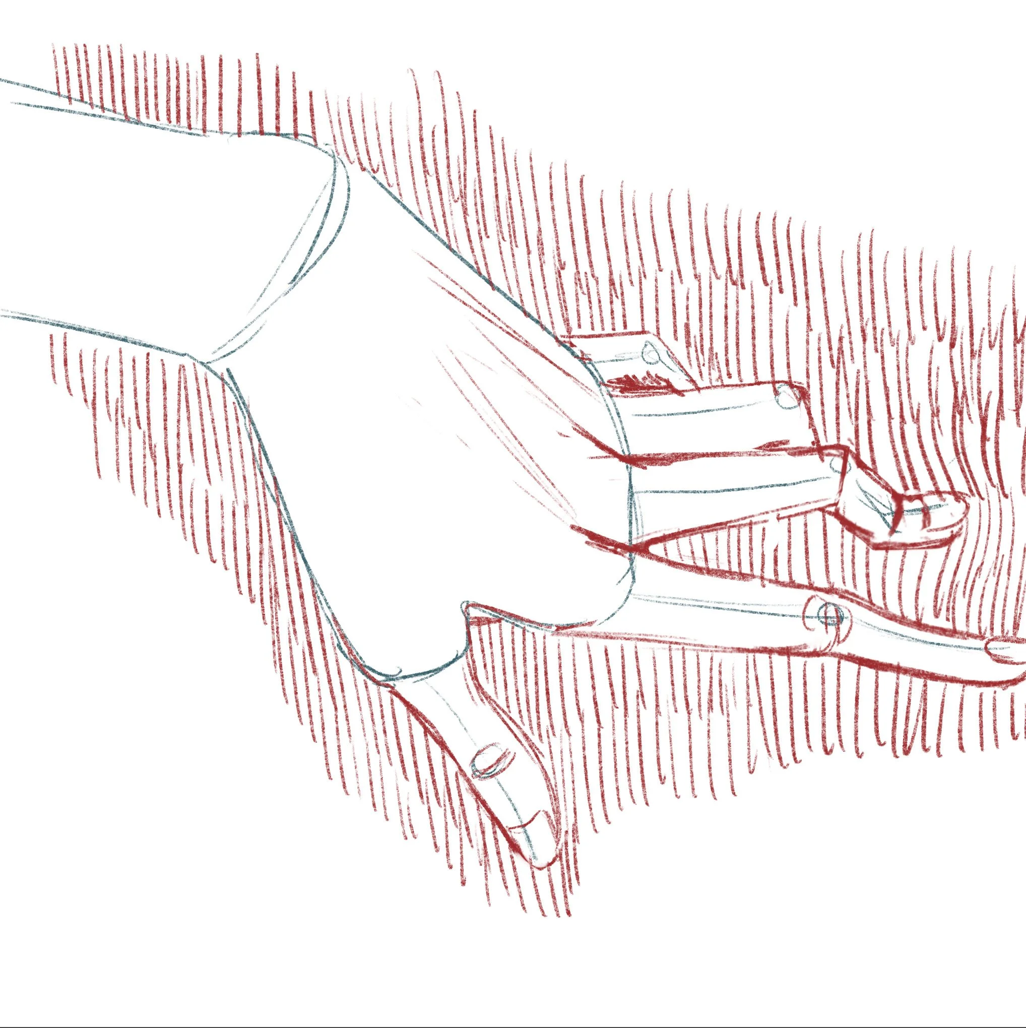 Hand Study II / Digital Drawing