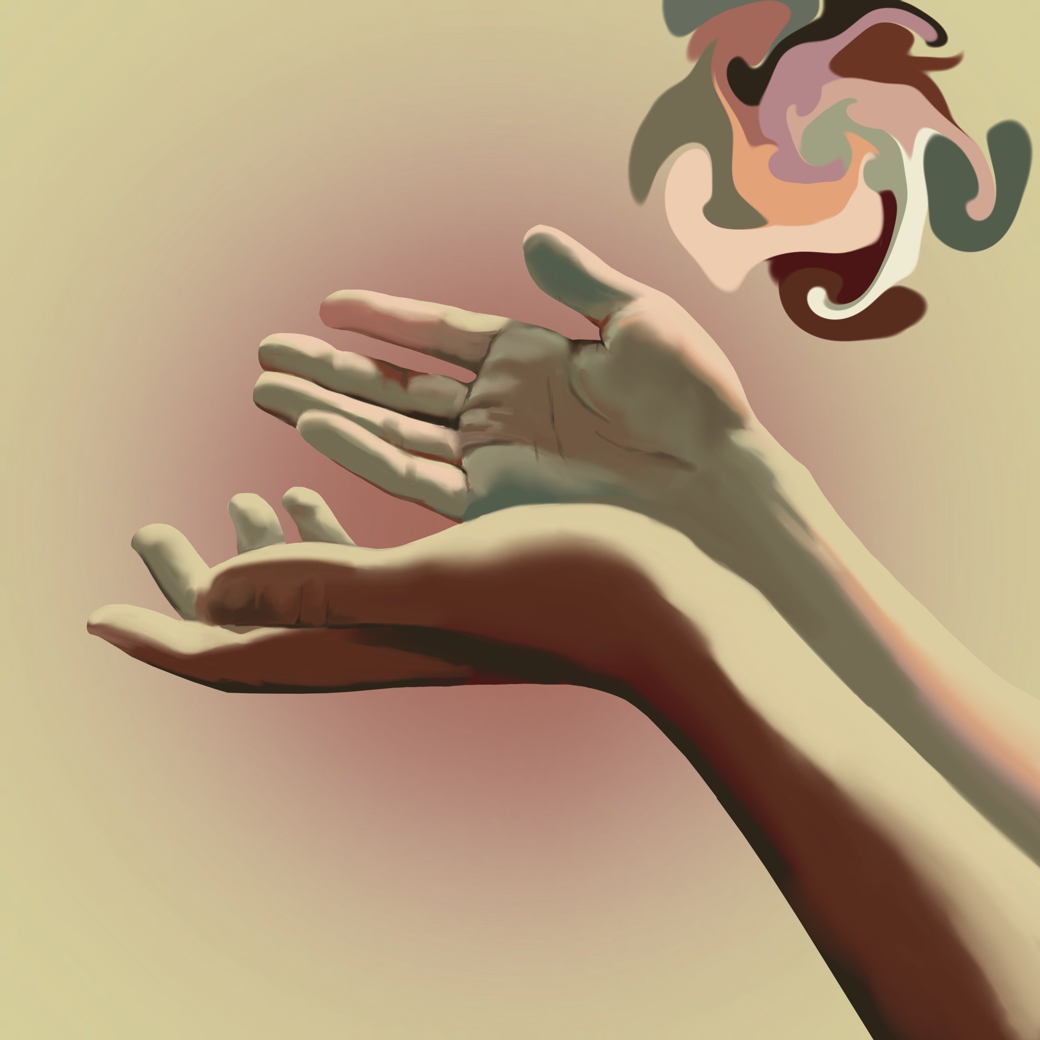 Color Theory IV / Digital Painting
Blindfolded Color Technique 