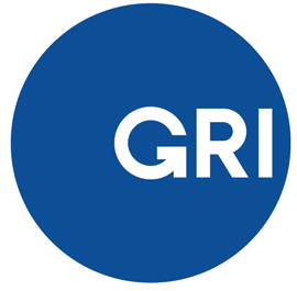 Global Reporting Initiative (GRI) logo – Energy audits facilitated by SMEgrants.ie follow international reporting standards for business sustainability.