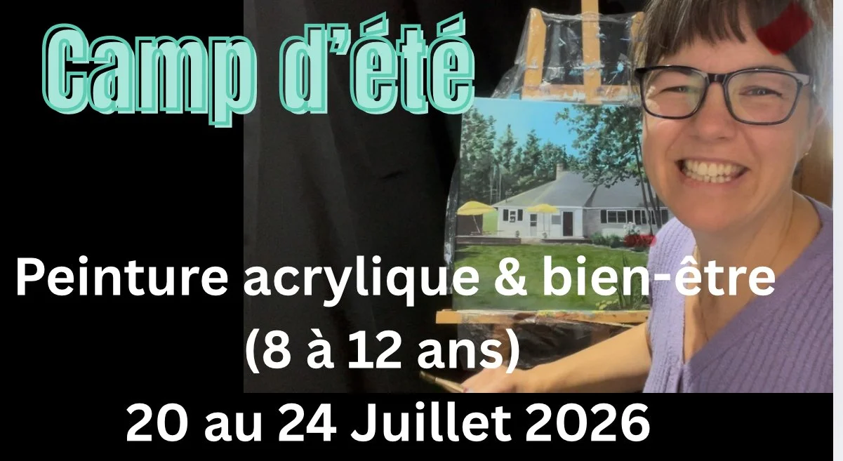 Camp d’art acrylique et Bien-être