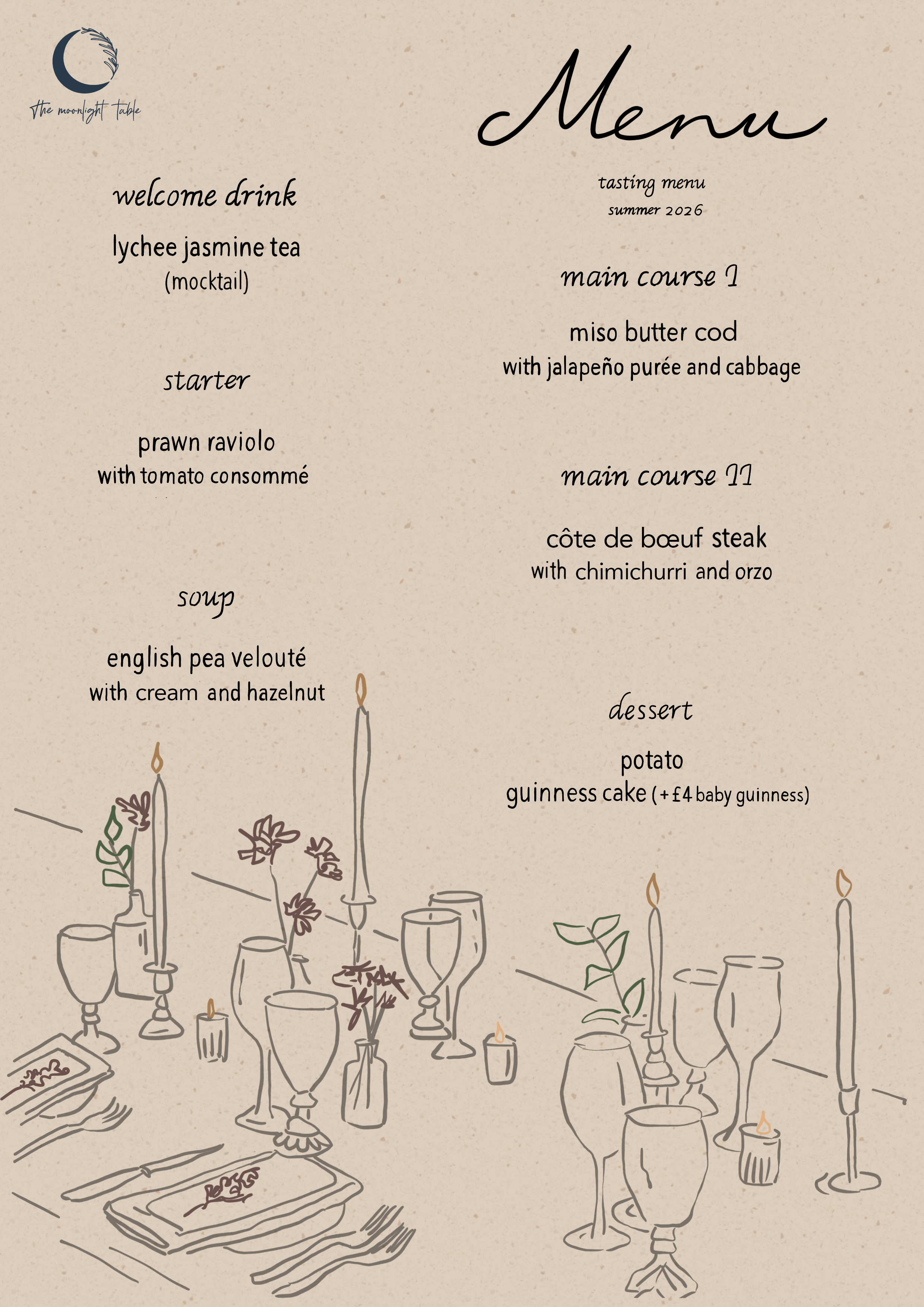 Moonlight Table Supper Club