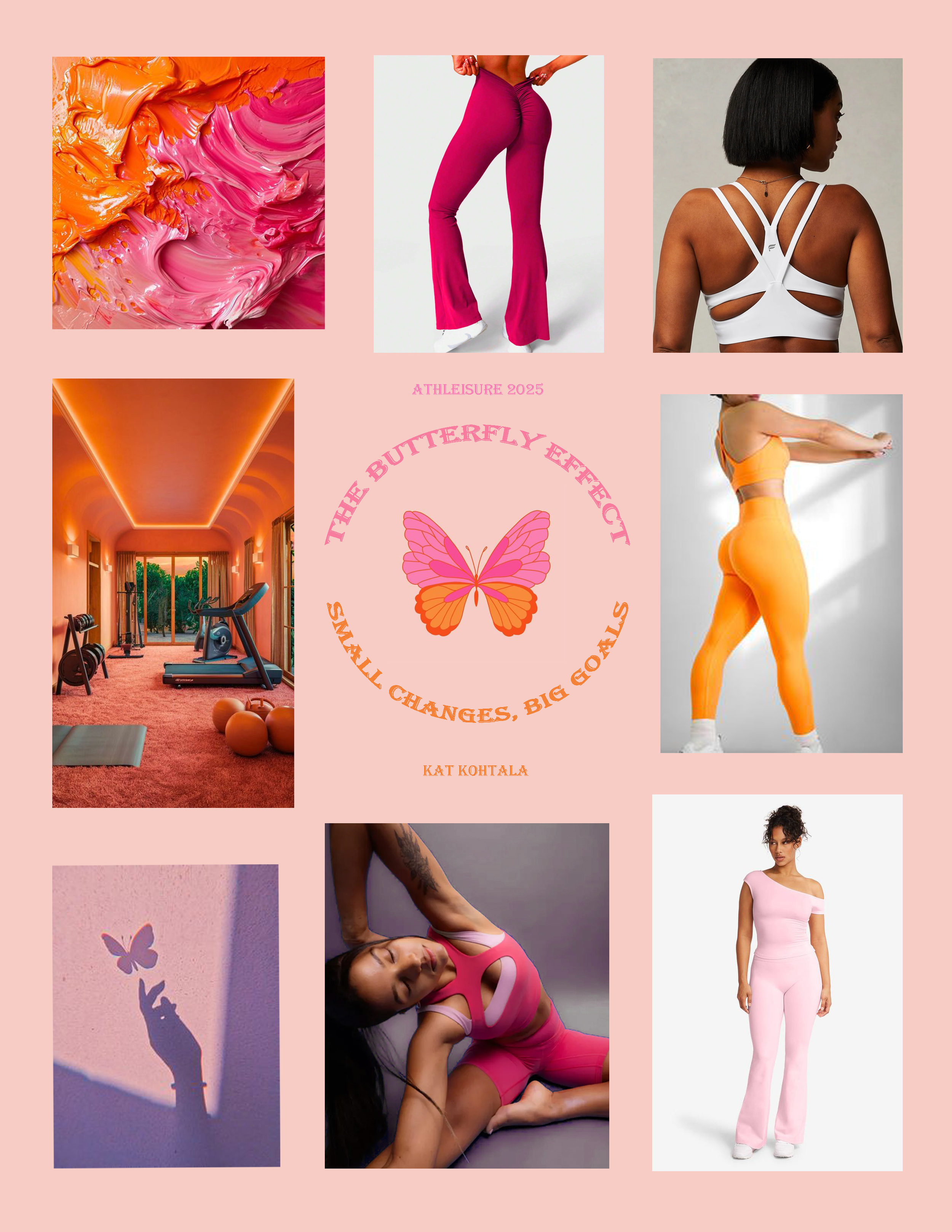 Mood Board for Athleisure Project
