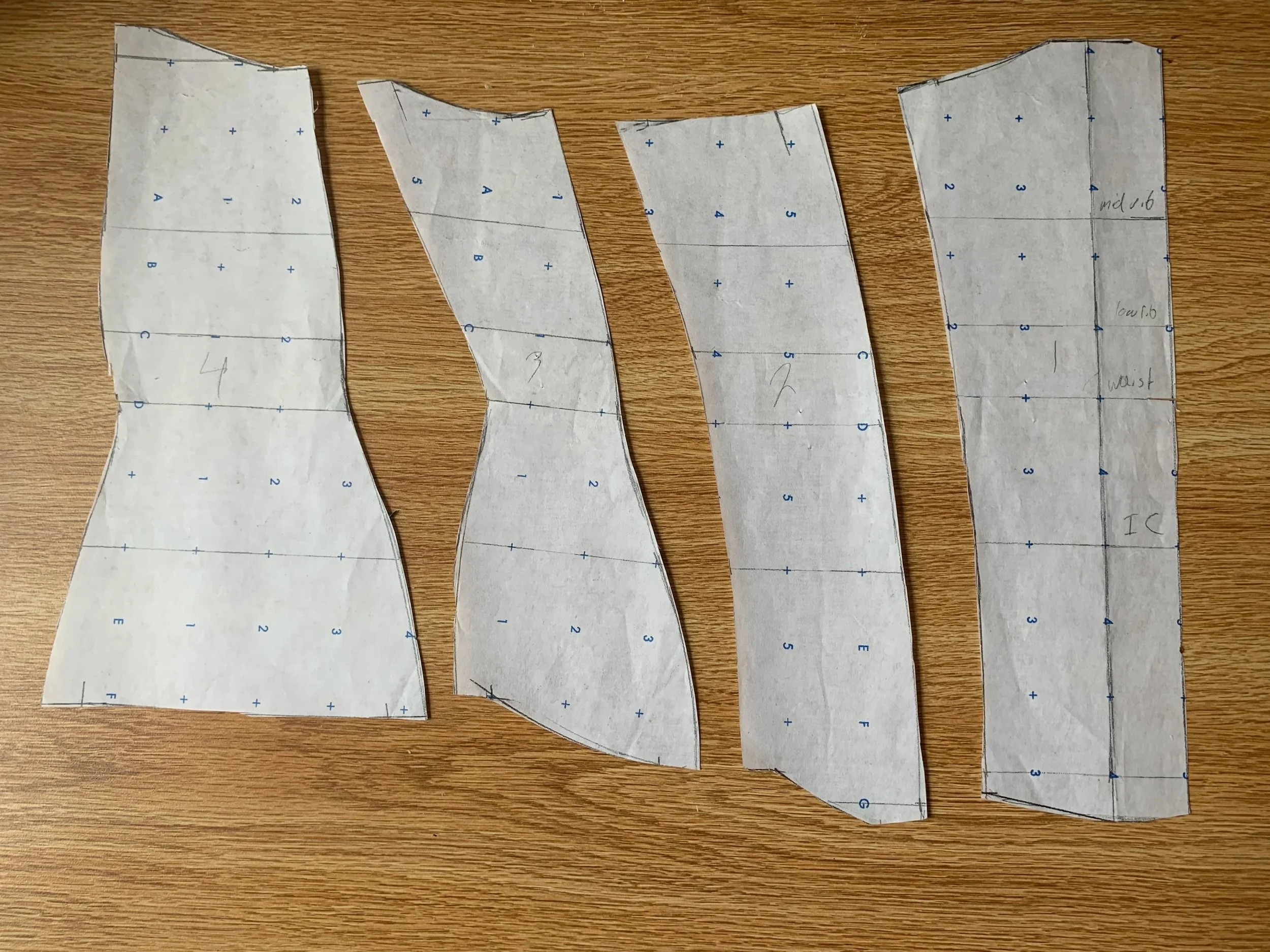 Corset - Front Patterns