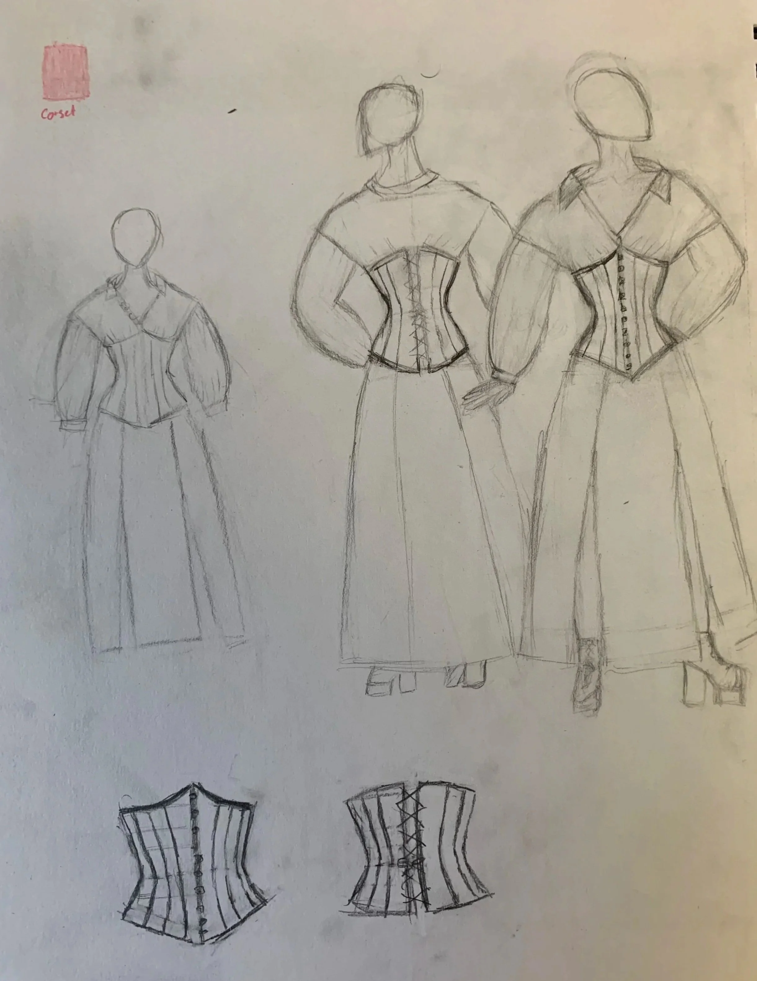 Corsetry Fashion Illustration