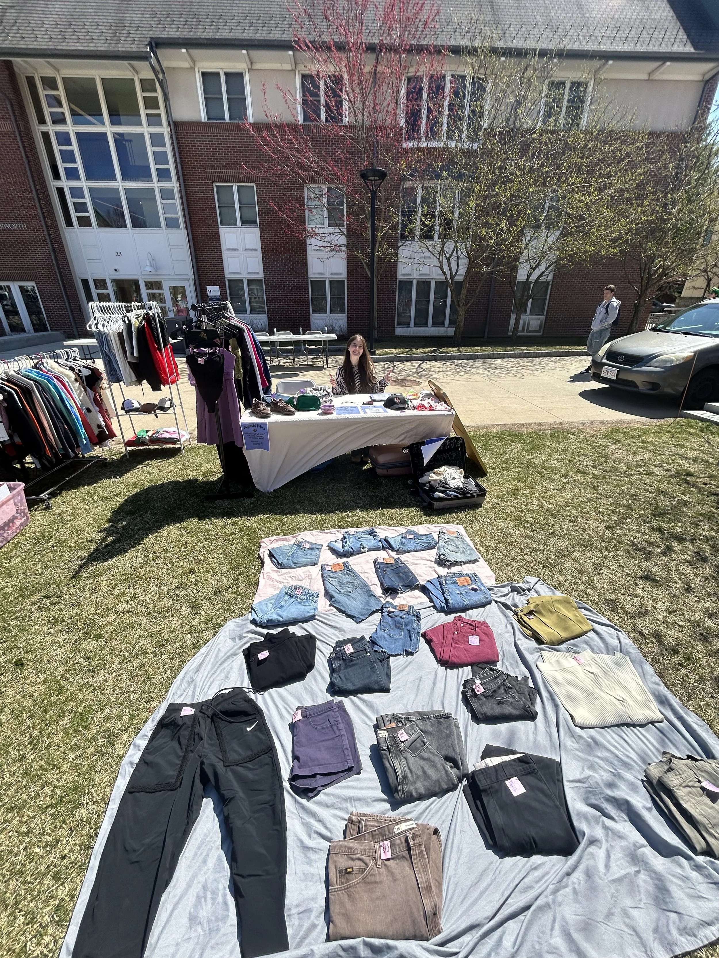 Our flea market setup!