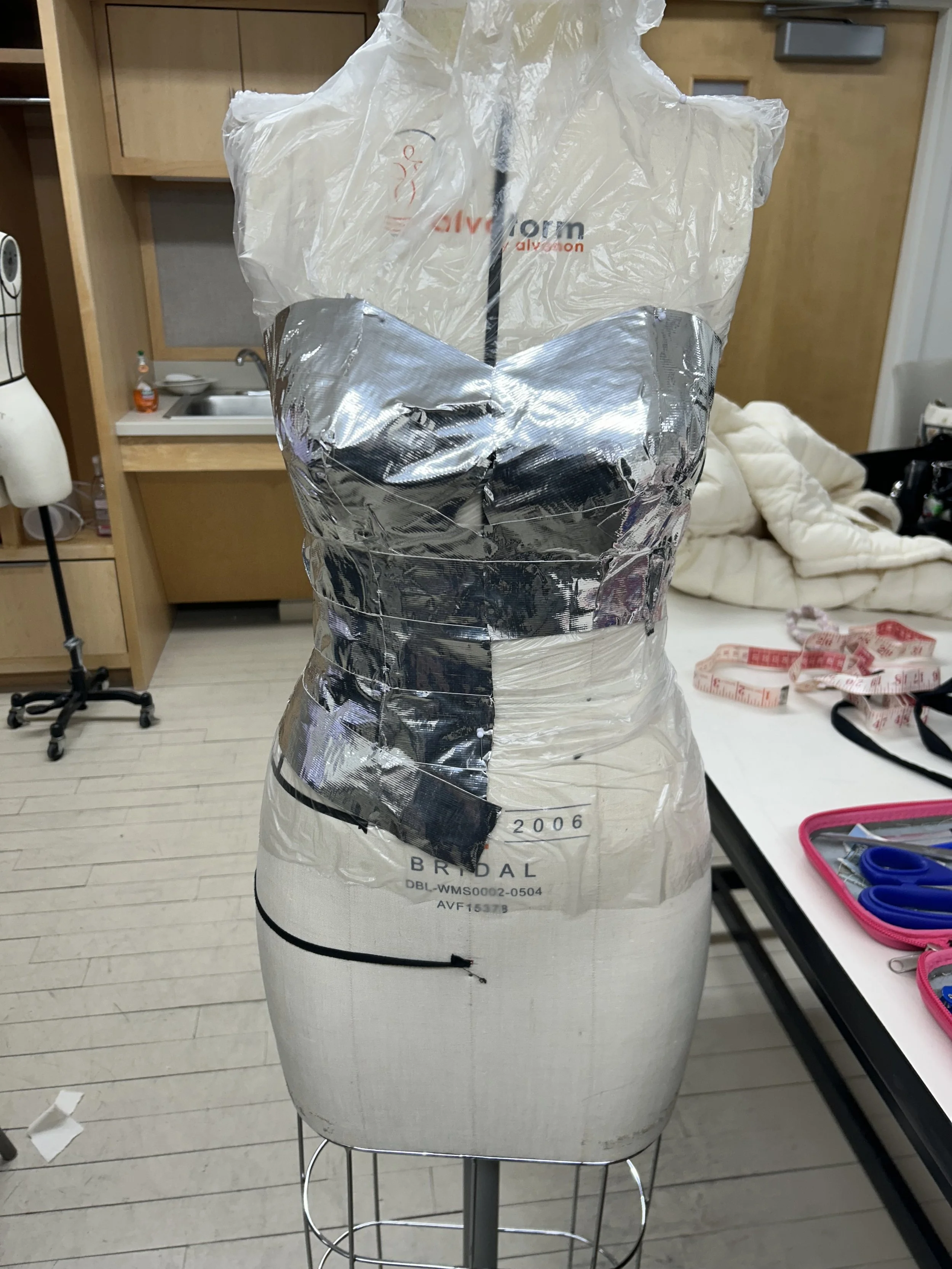 Non-Textile Bodice WIP