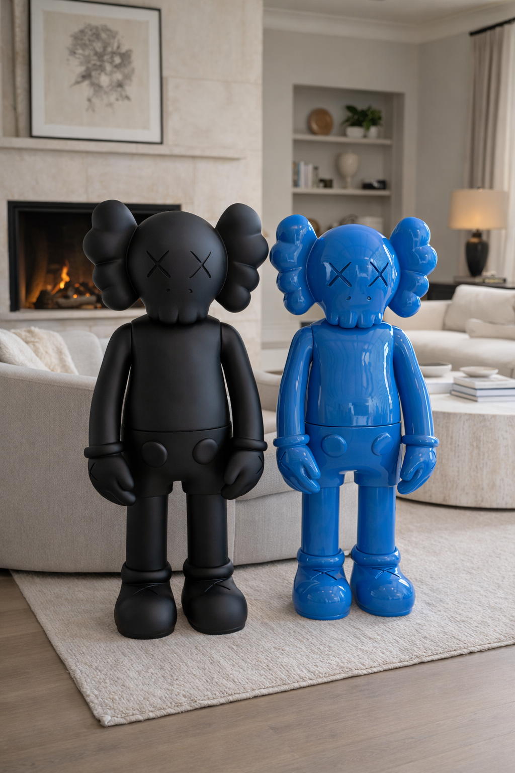 KAWS Inspired 38" Pop Art Figure