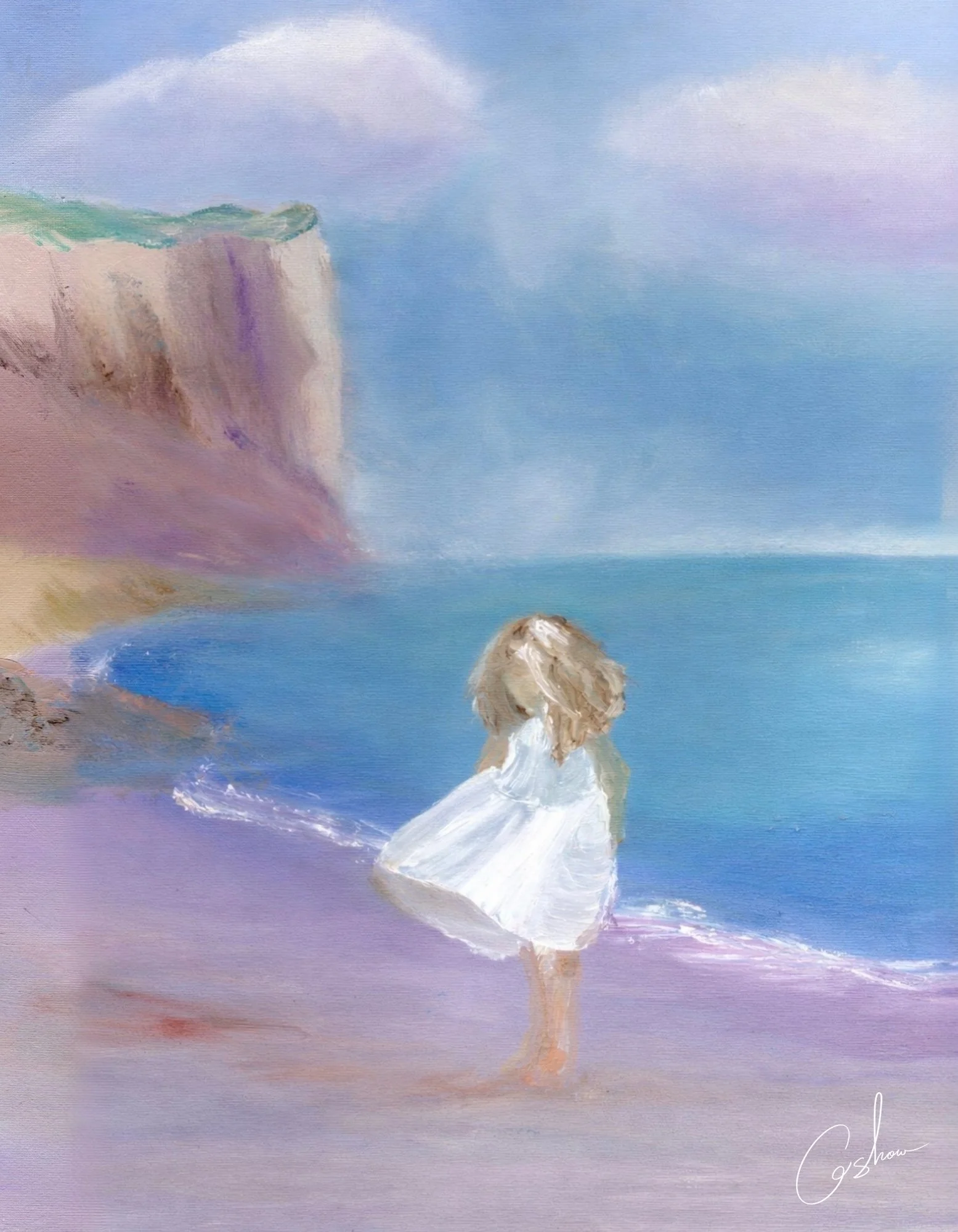 (One-of-One) Leaving 18x14 (oil)