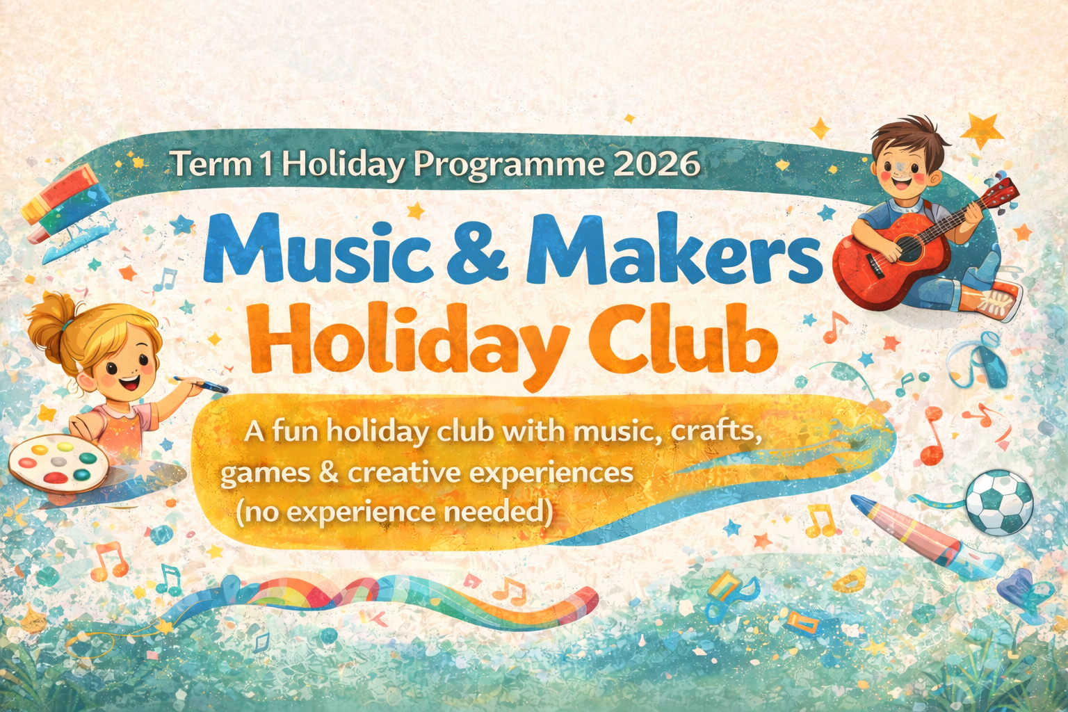 Modern building with wooden exterior located near grassy field, with mountains in the background.