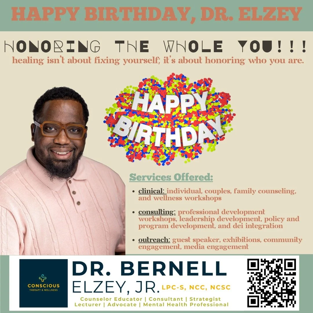 Today isn&rsquo;t just about getting older; it&rsquo;s about getting deeper, wiser, and more grounded in who I am.

This year, I celebrate every part of me:
The scholar and the storyteller.
The counselor and the community builder.
The leader and the 