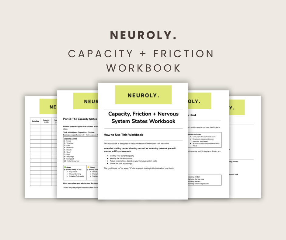Capacity + Friction Workbook