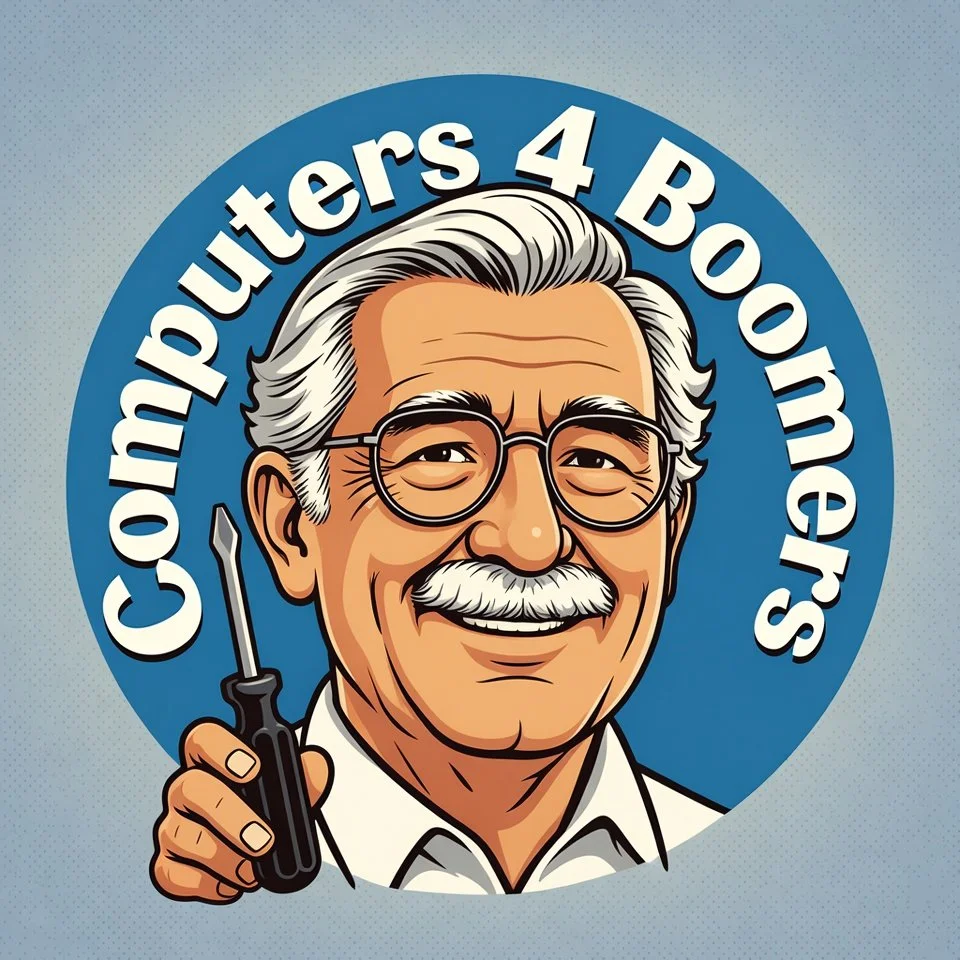 Computers 4 Boomers Logo, staten island computer help services
