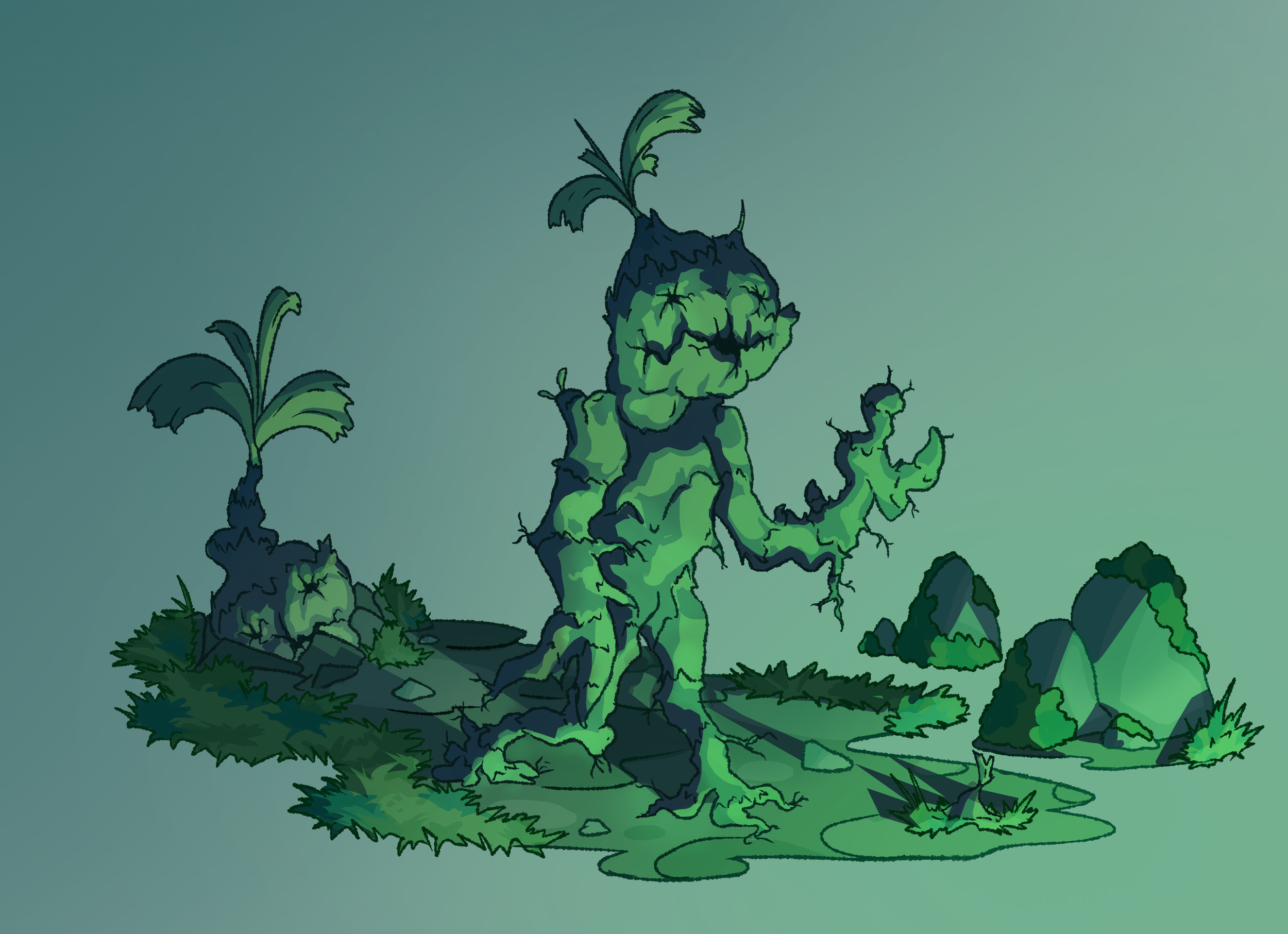 Stardew mob 1.4 Wilderness Golem.png