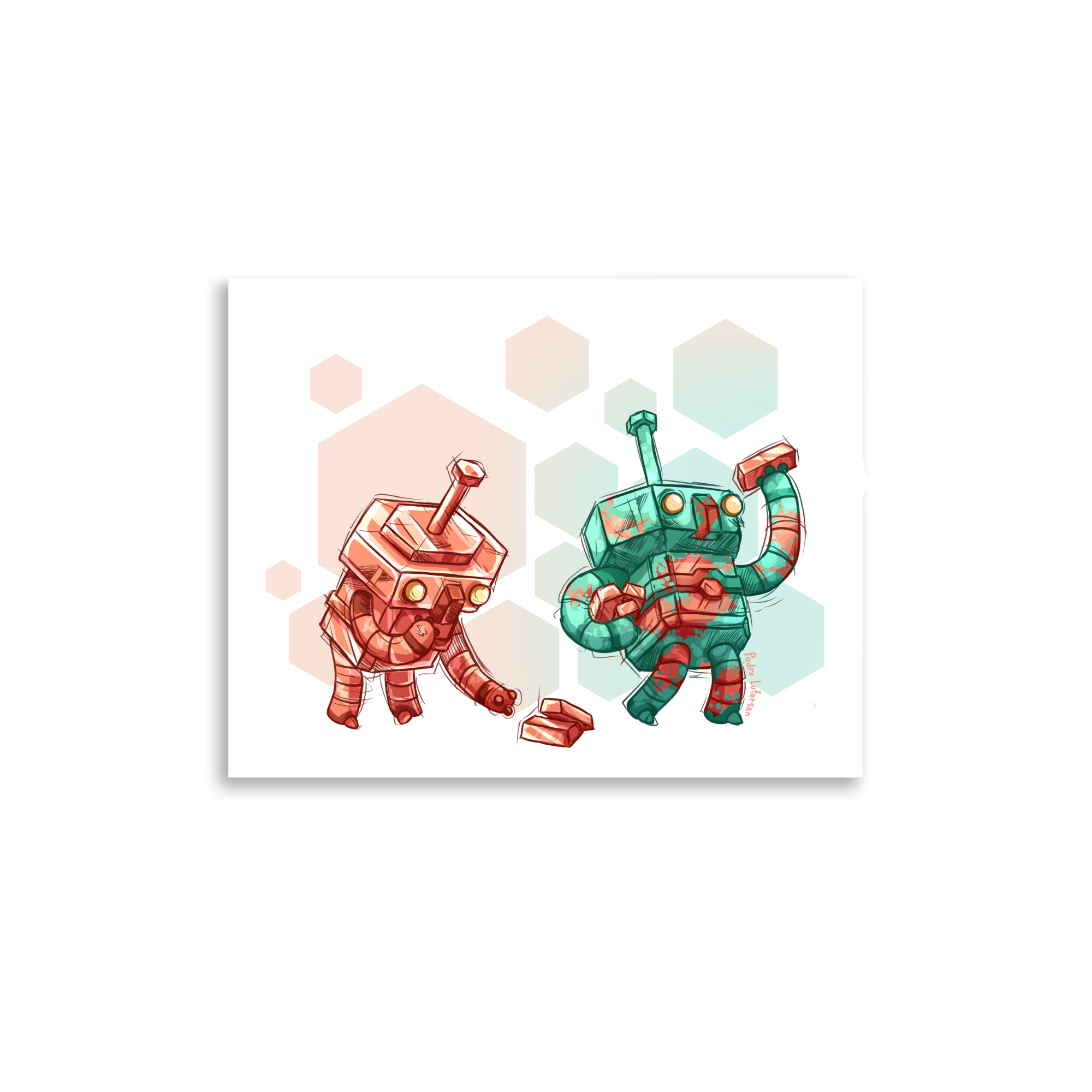 Copper Golem Inspired Redesign Poster