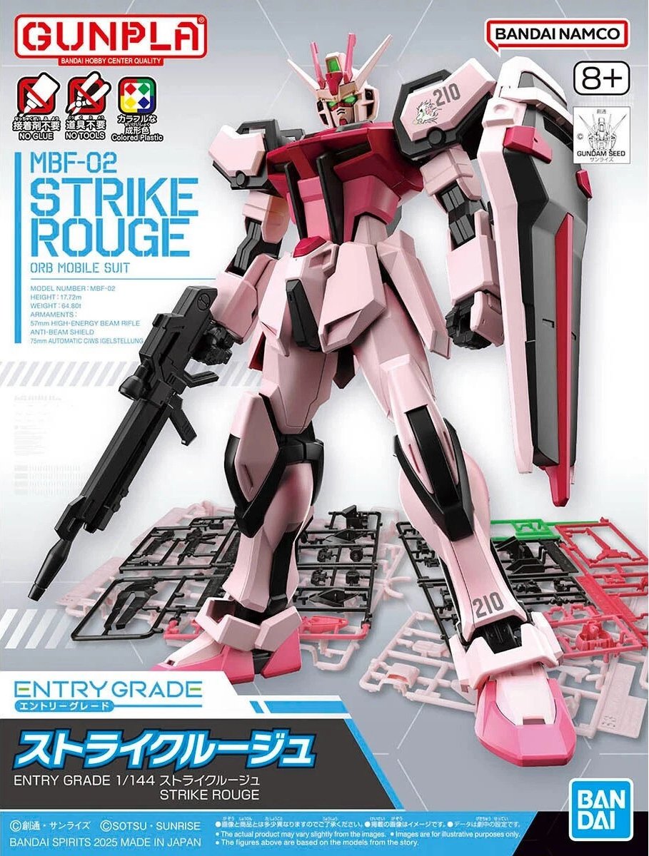 EG Strike Rouge: A pink and red variant of the Strike, great for showing how same-frames differ.