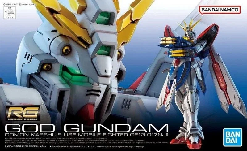 RG God Gundam The "king of posability." This kit was engineered specifically to mimic martial arts poses. It features a unique sun-ring effect part and a build process that feels more like assembling a mechanical skeleton.