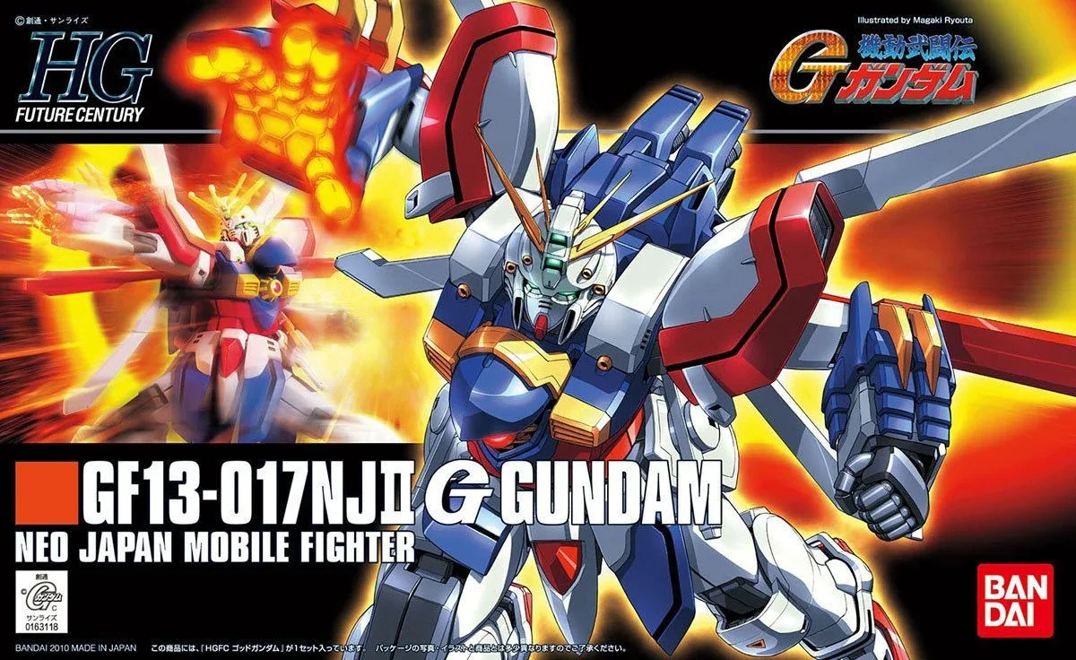 HG God Gundam: Focuses on martial arts articulation and dynamic posing.