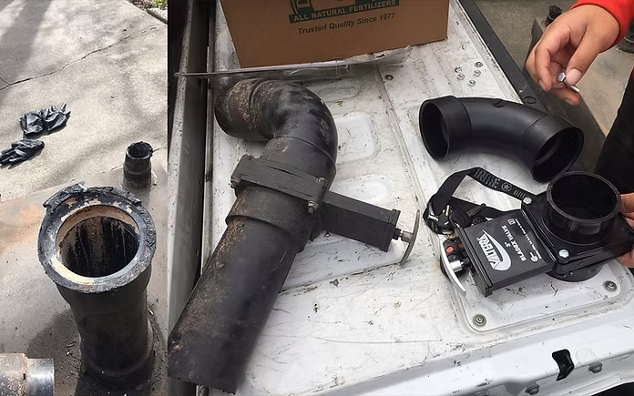 Black Tank Valve Repair