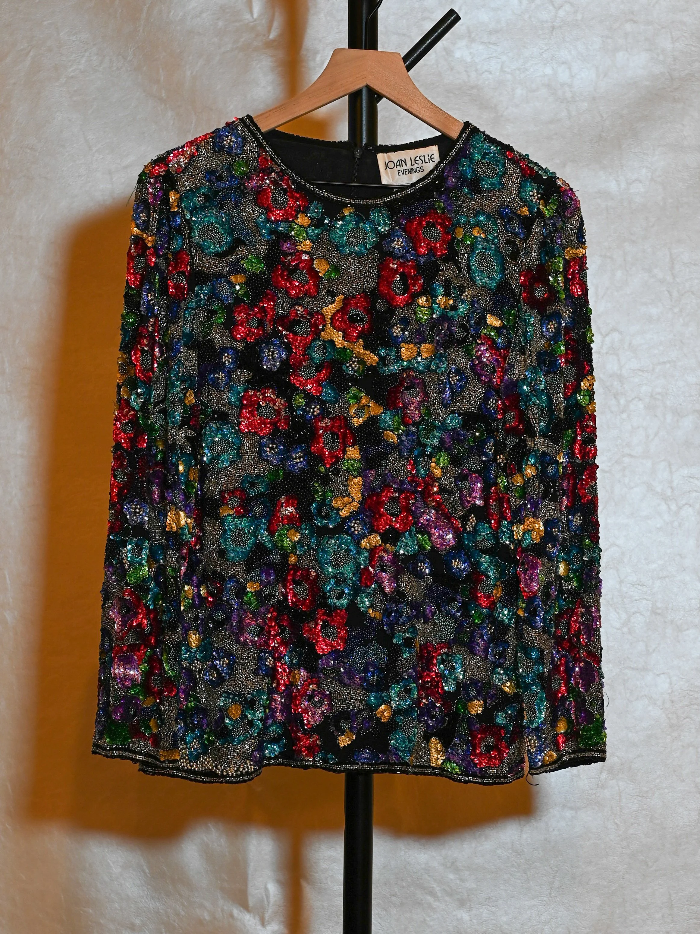 Joan Leslie Sequin Top