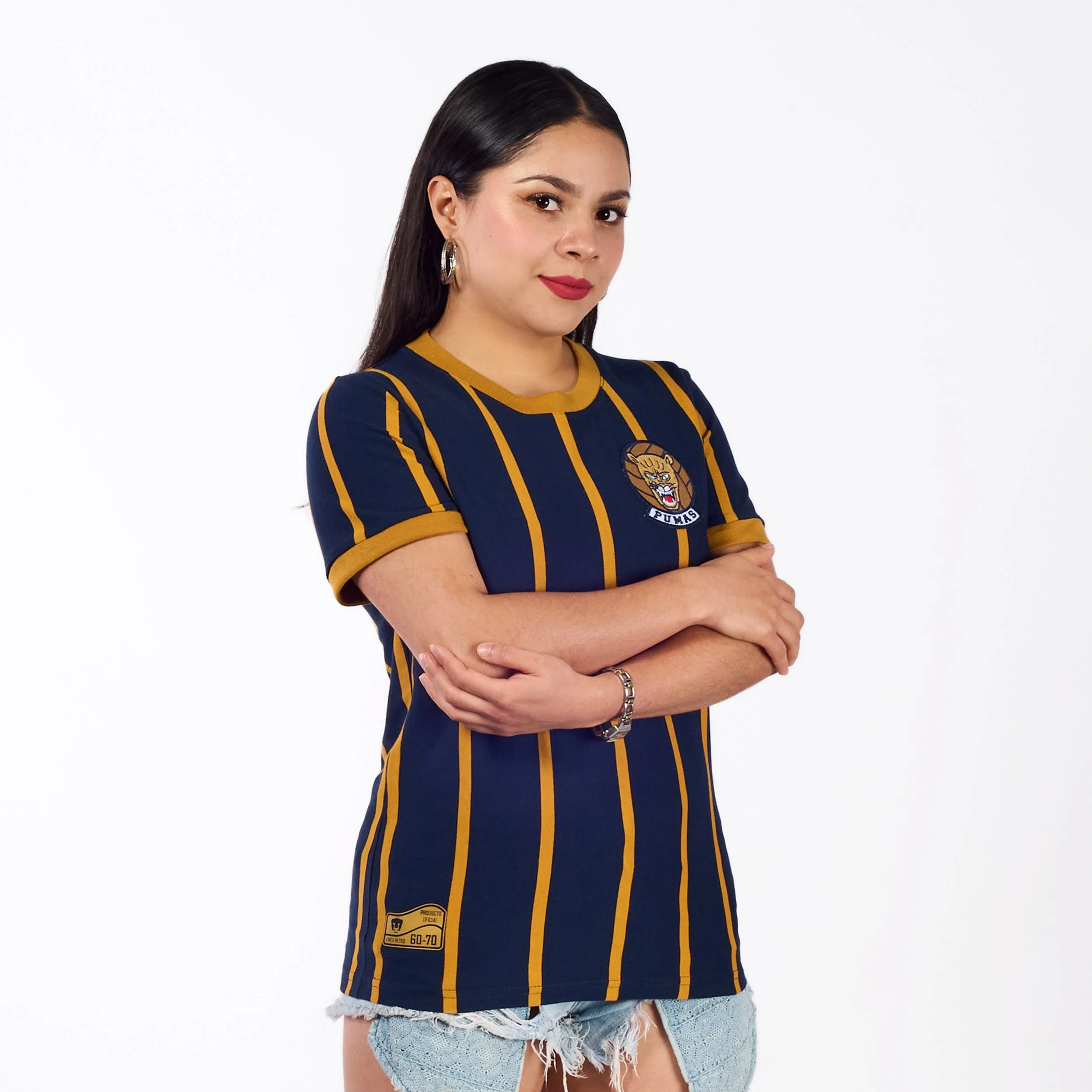 1962-1965 azul manga corta mujer perfil 2.jpg