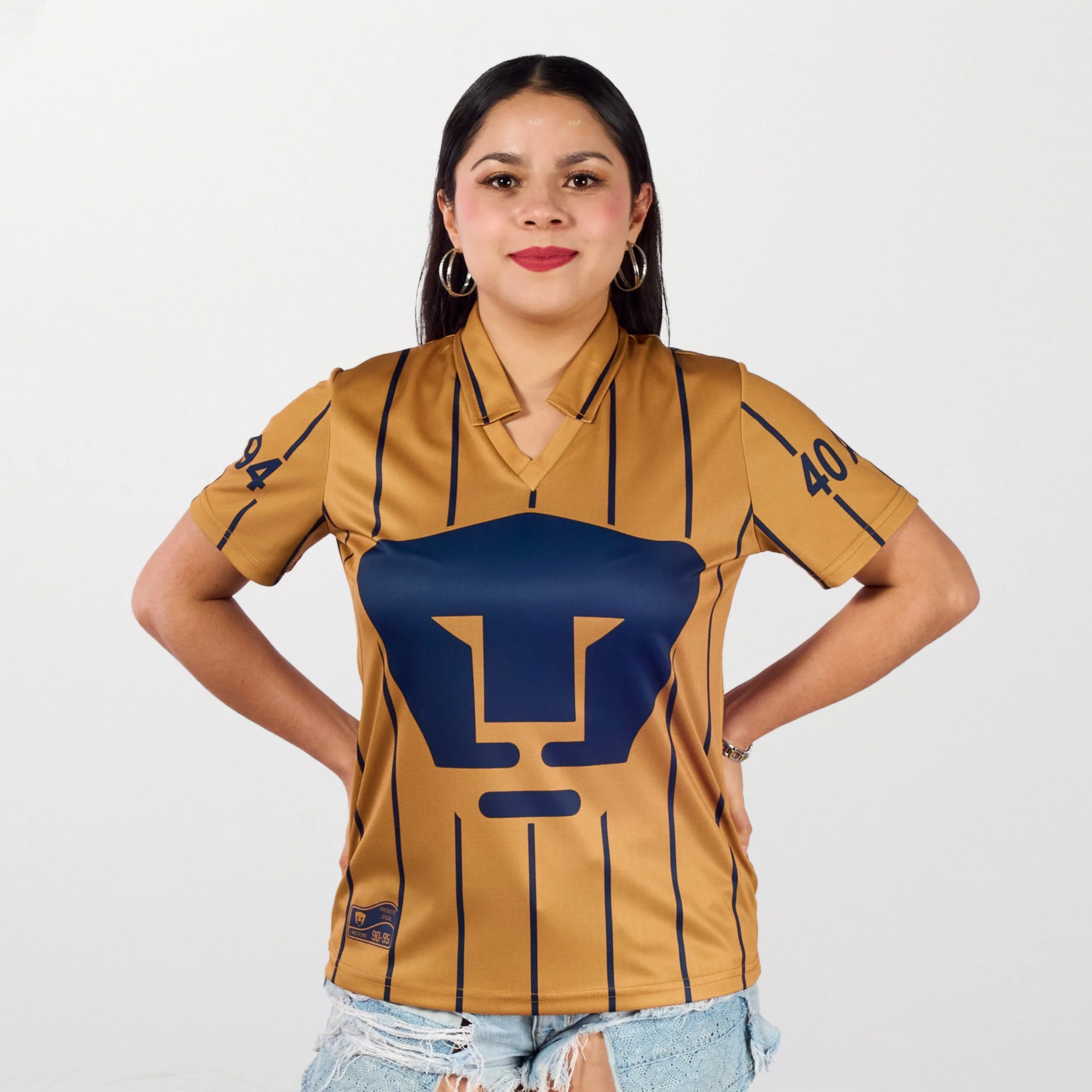 Jersey Retro Modelo 1994 Azul Oro (40 Aniversario)
