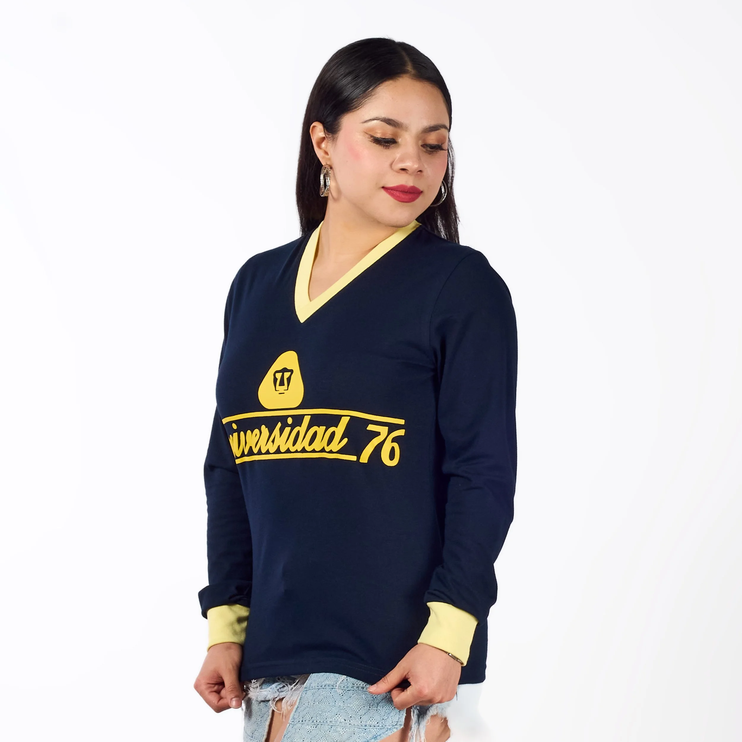 Jersey Retro Modelo 1976 Entrenamiento Manga Larga