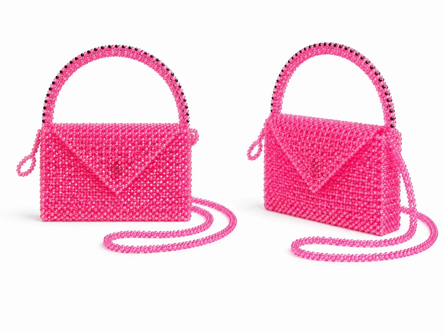 Pink envelop with black beads.jpeg
