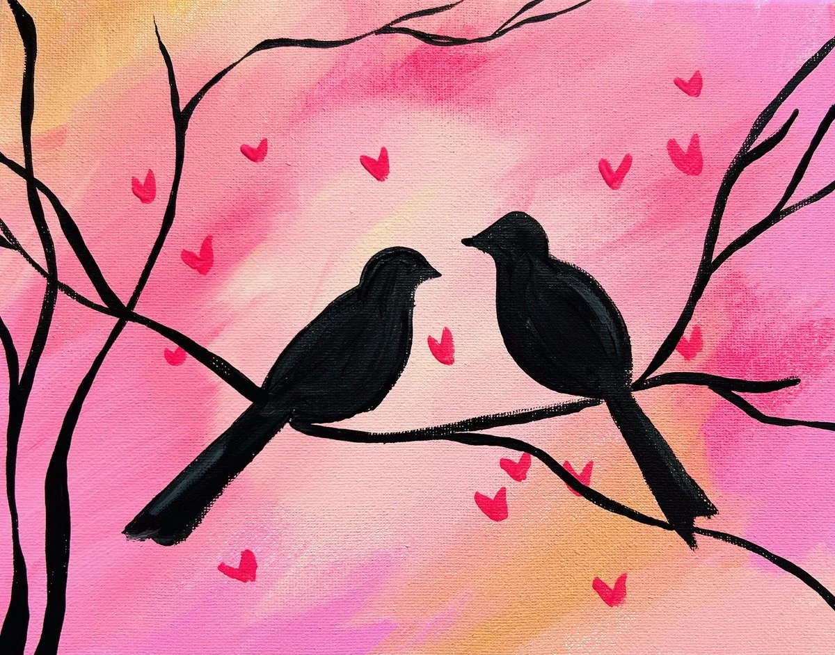 Black Birds and Hearts