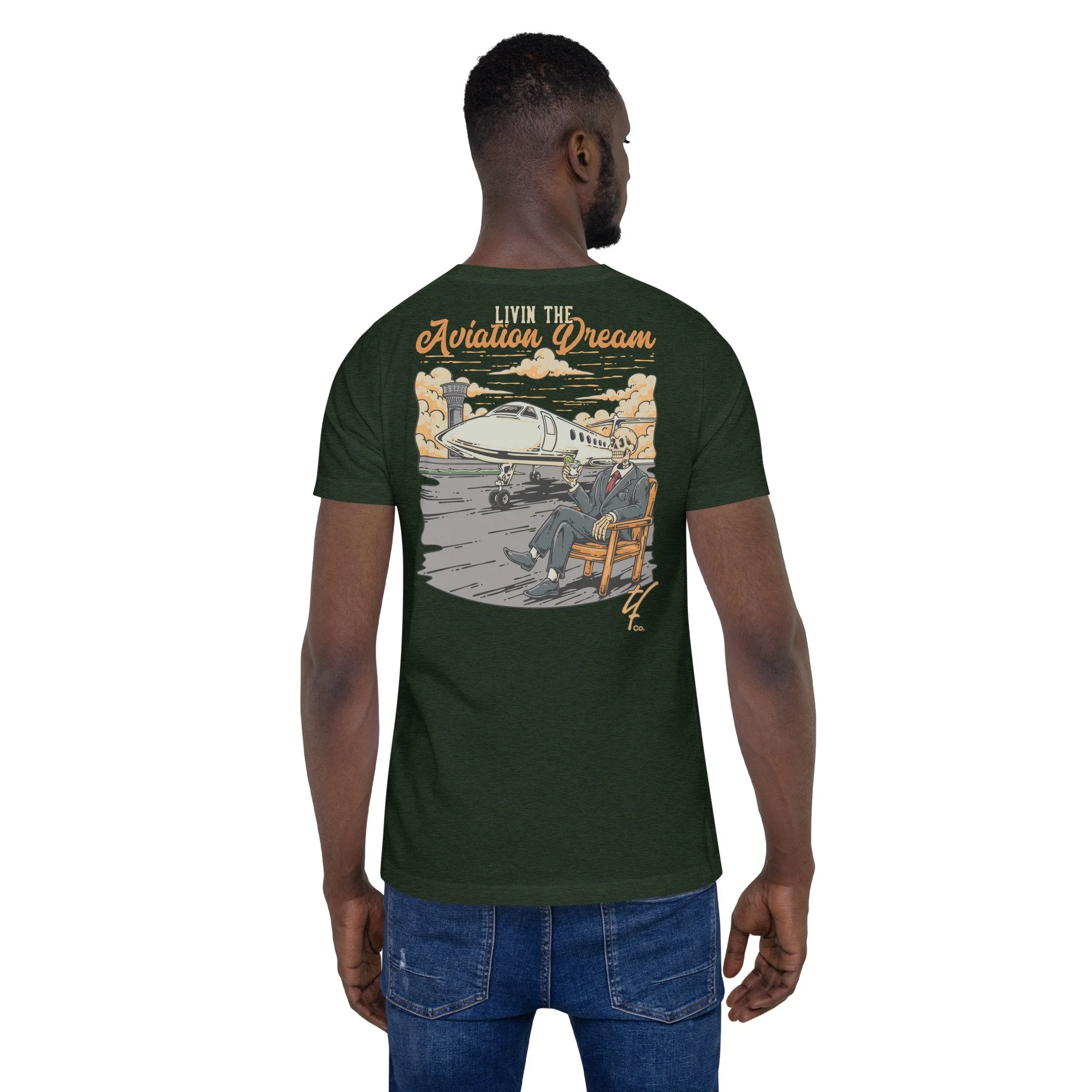 Livin the Aviation Dream Unisex t-shirt