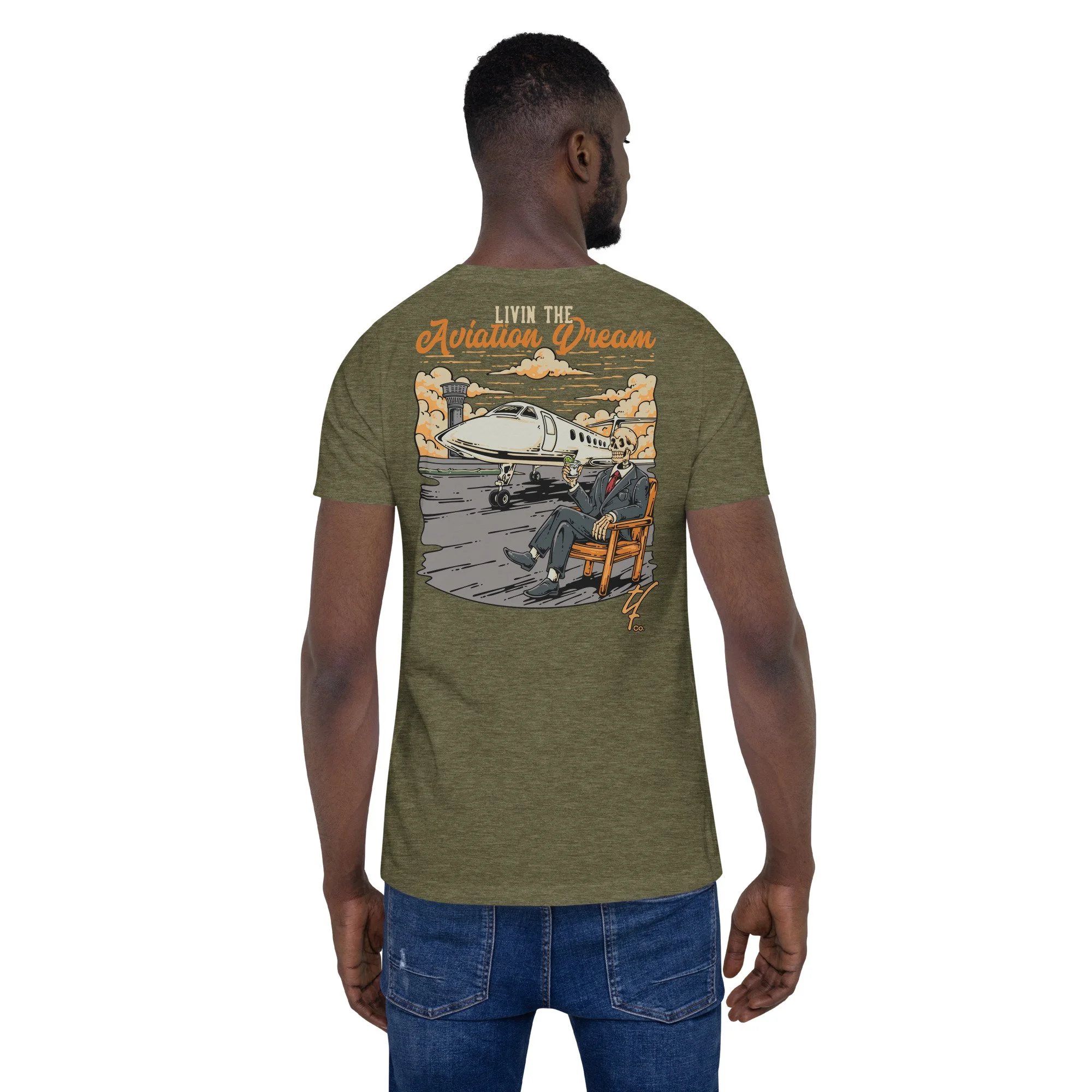 Livin the Aviation Dream Unisex t-shirt