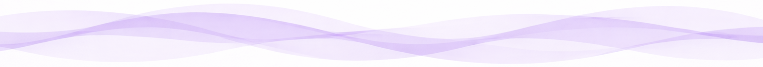 Eine abstrakte Illustration mit lila und weißen schimmernden Linien.