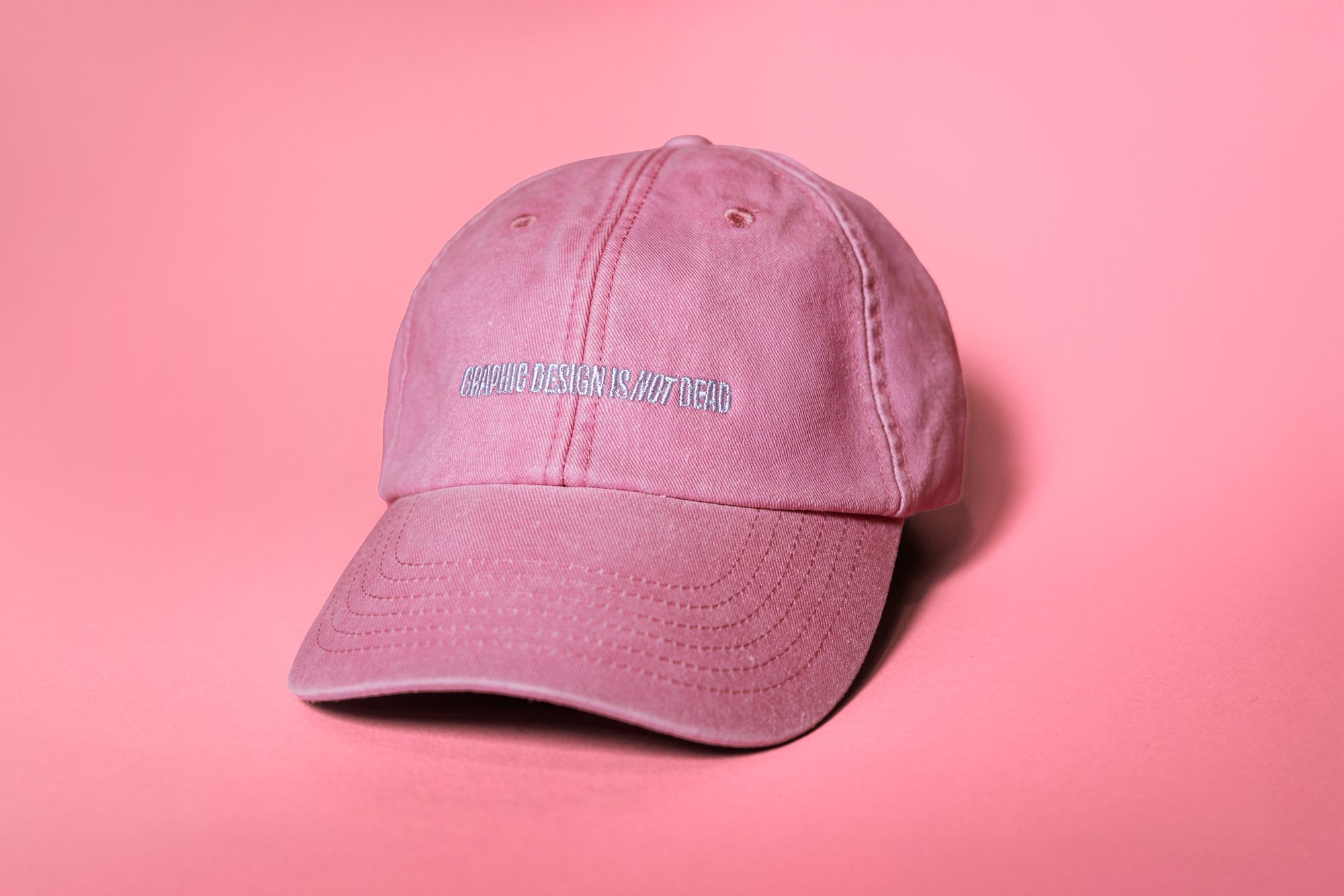Cap Embroidered Pink