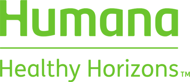 Humana logo with the words 'Healthy Horizons' underneath.