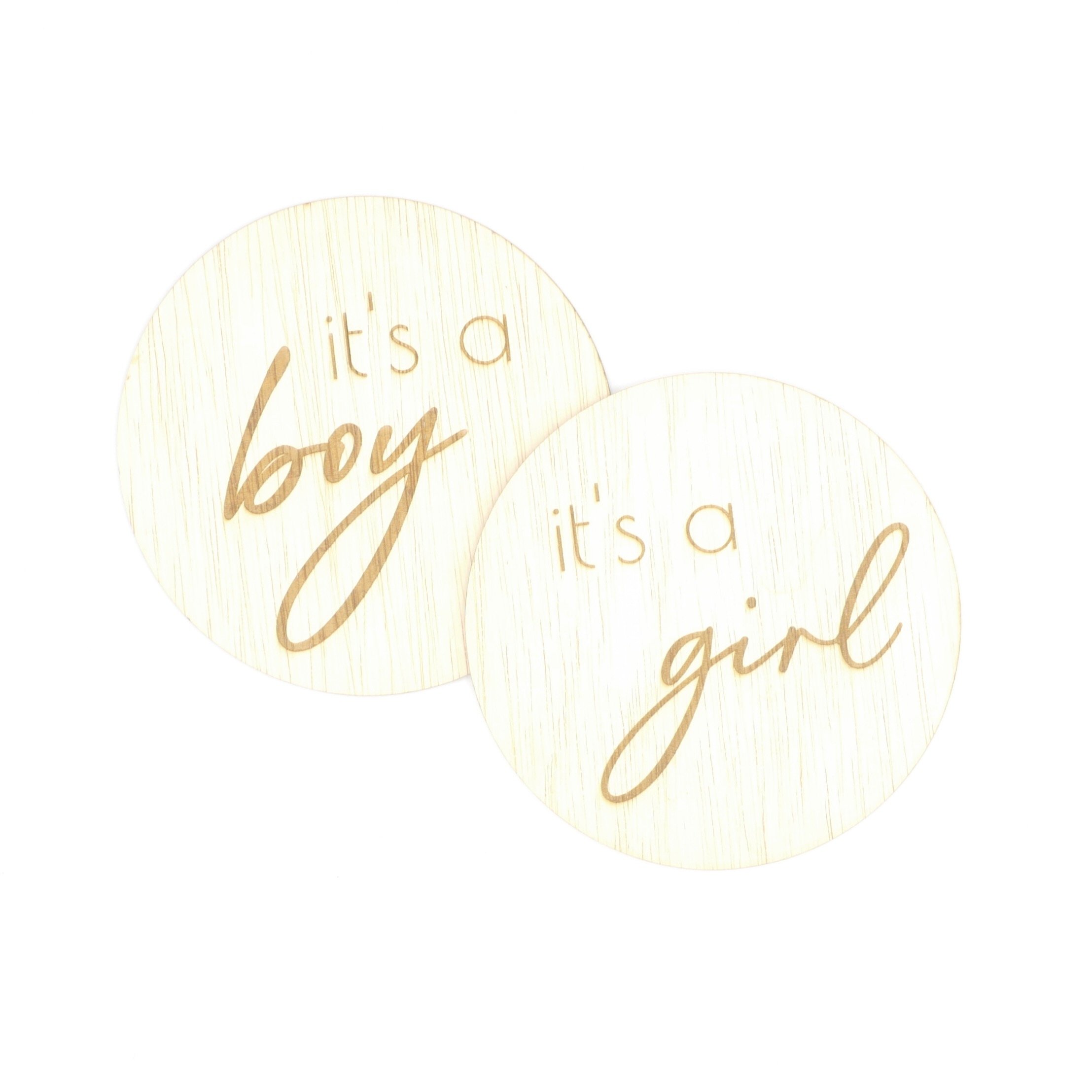 Houten schrijf Boy Girl