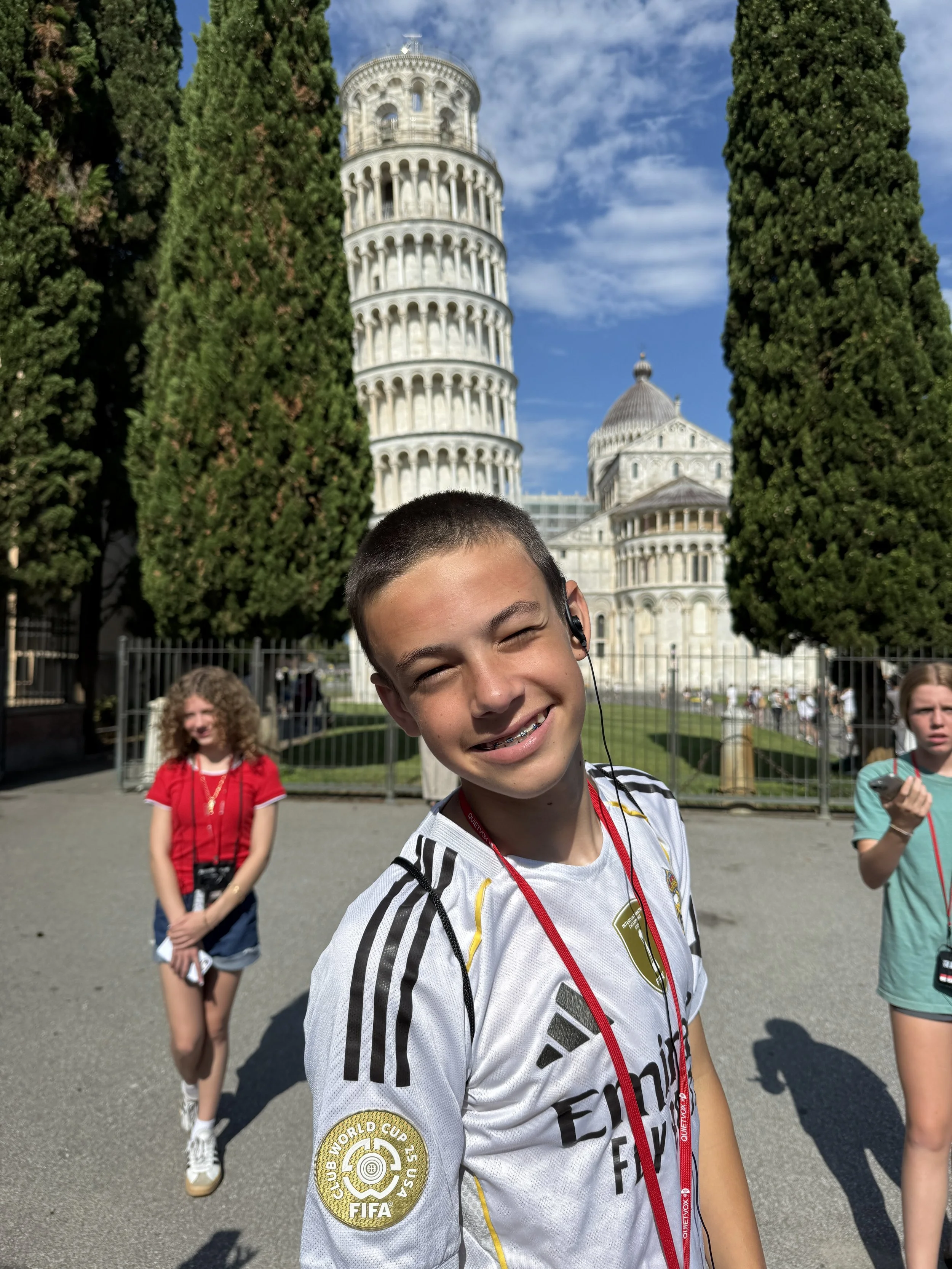 Griffin in Pisa, Italy Day 4 - June 30, 2026