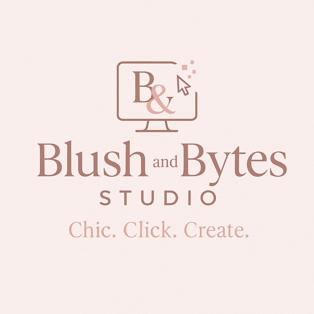 BlushBytesStudioLogo helps small business owners increase profitability and productivity.