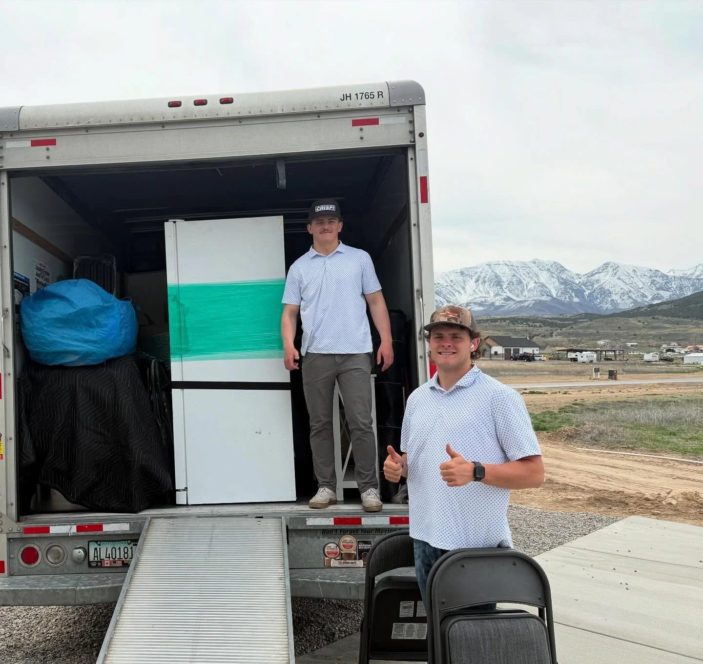 A move that took place today! With everything safe and sounds! #iriemovers #happycustomers