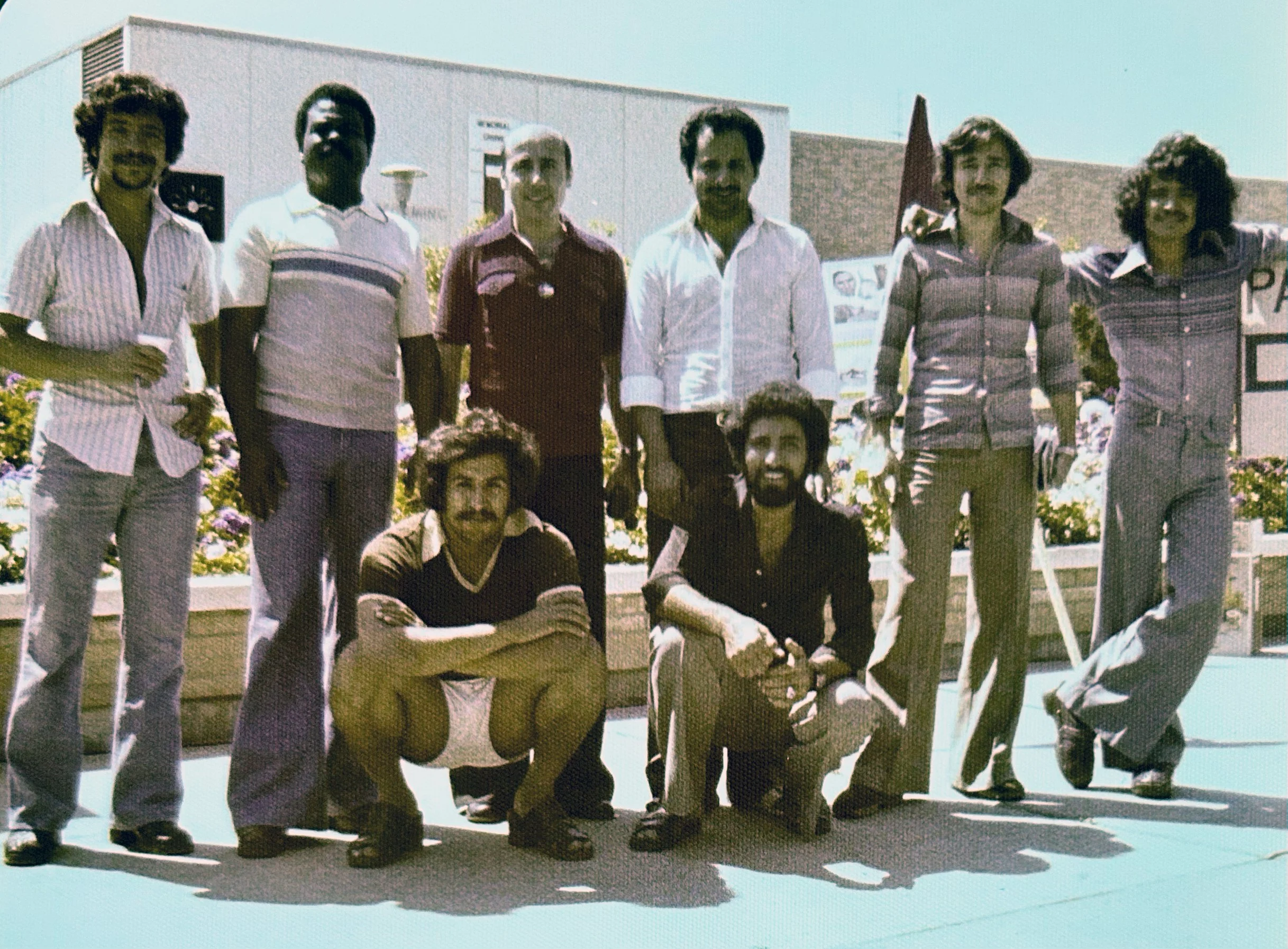 Alex and his students at Cal State Fullerton