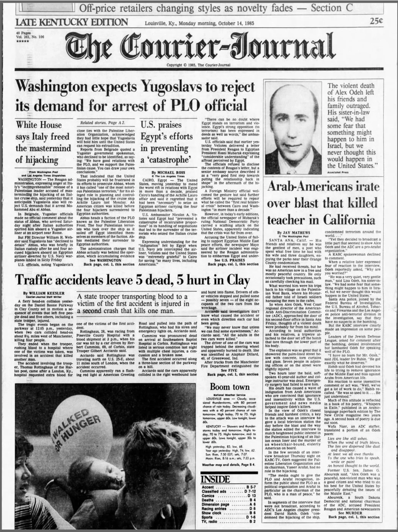 The Courier-Journal (Louisville, Kentucky) · Mon, Oct 14, 1985