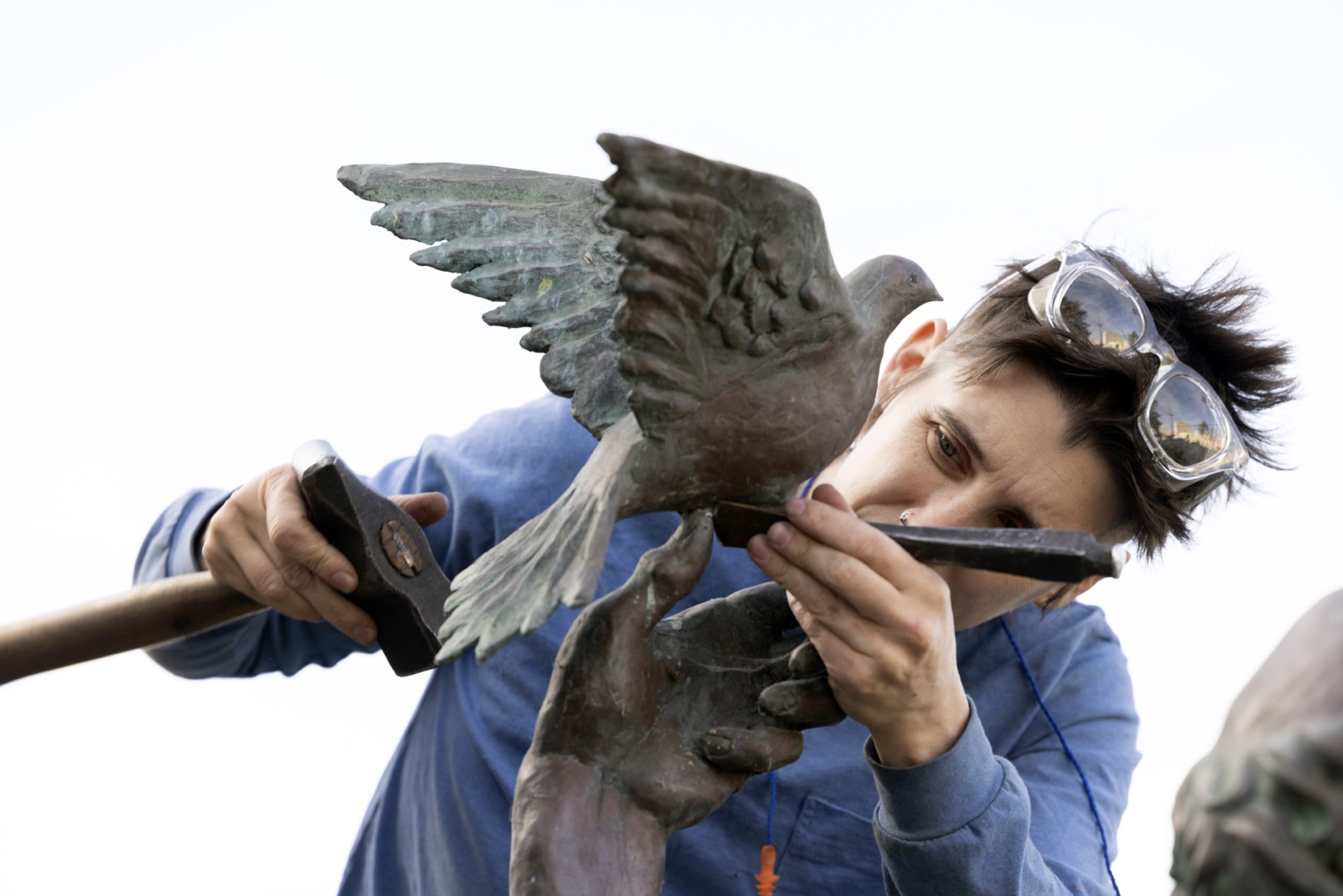 Joy with chisel.jpg