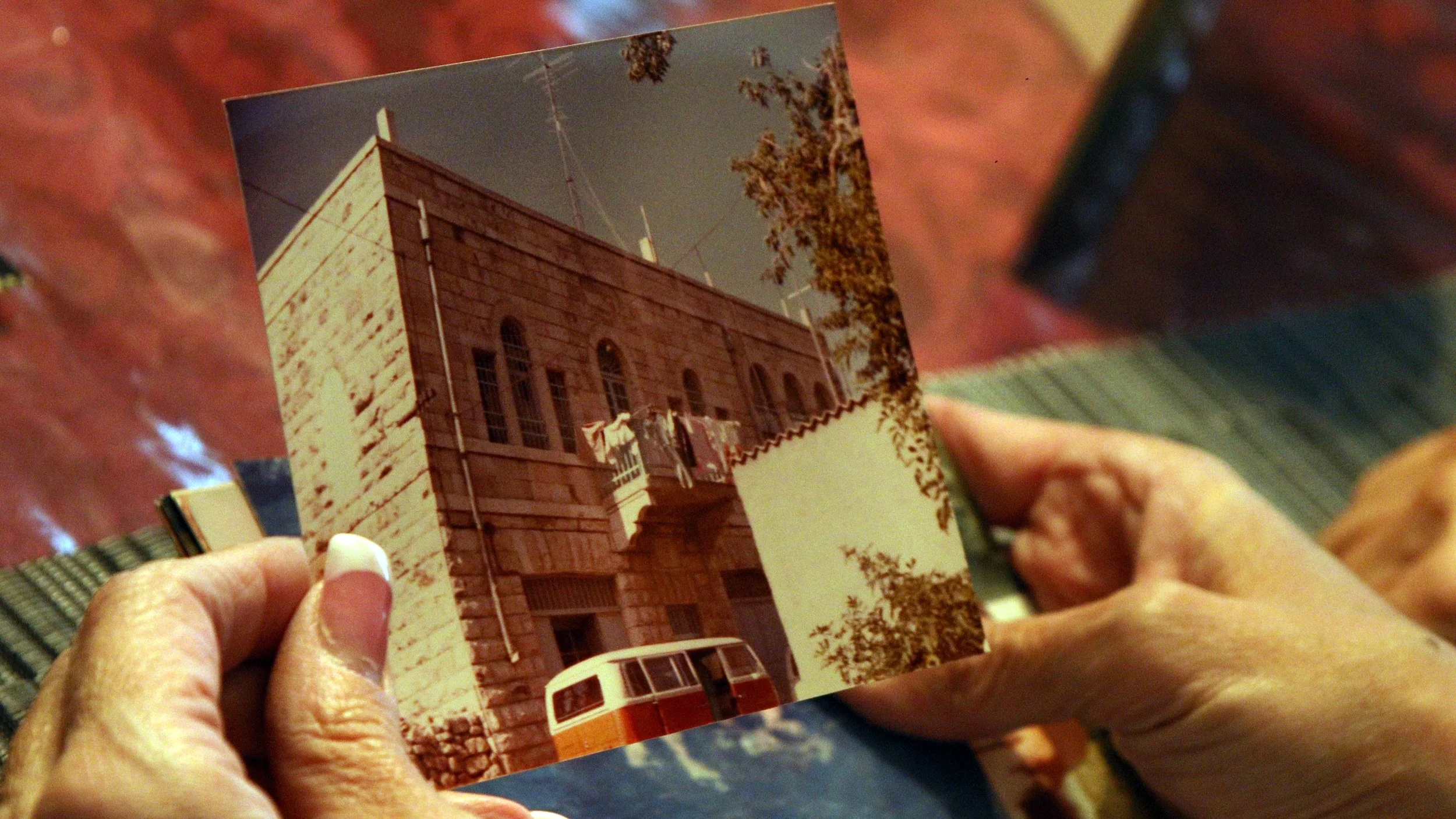 Alex's family home in Jifna, Palestine