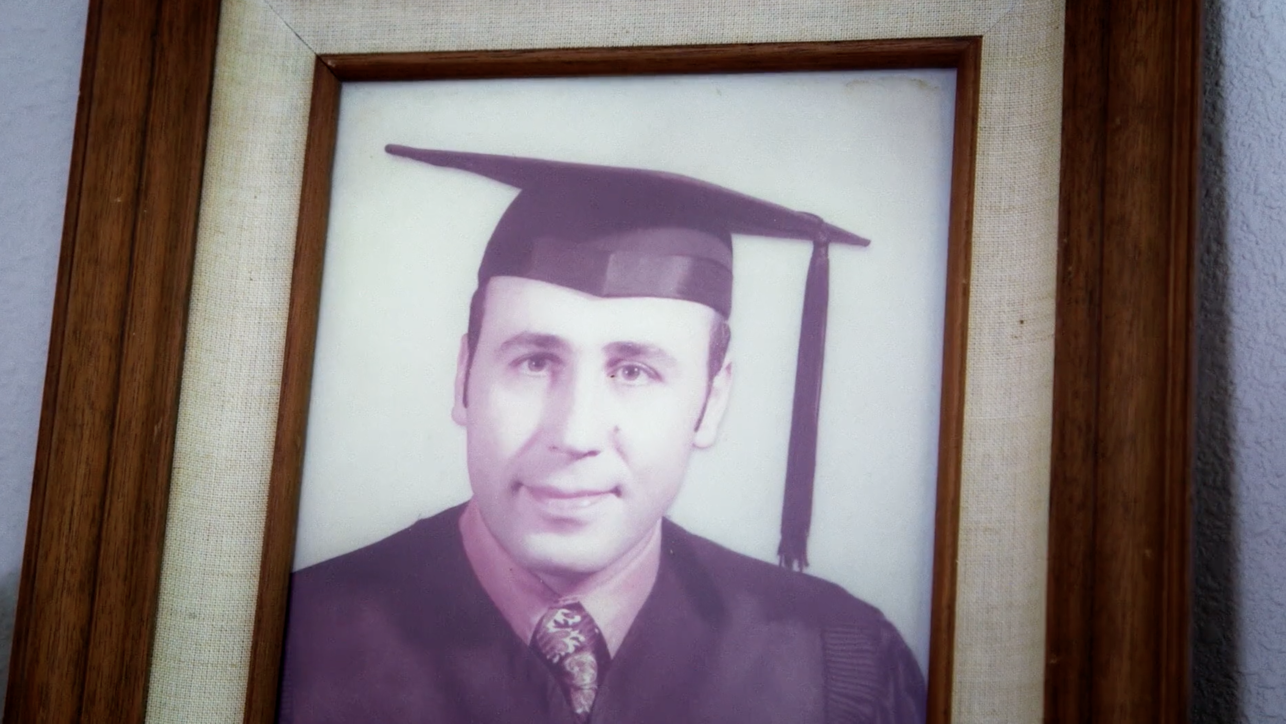 Alex's graduation photo from Cal State Fullerton