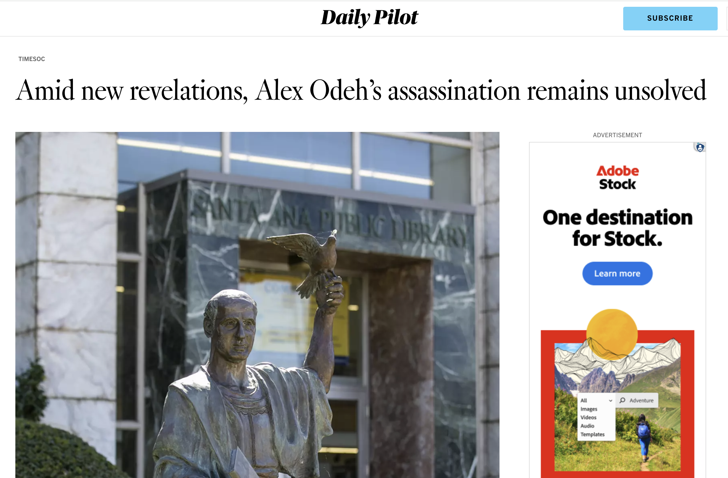 LA Times October 6, 2021 By Gabriel San Román