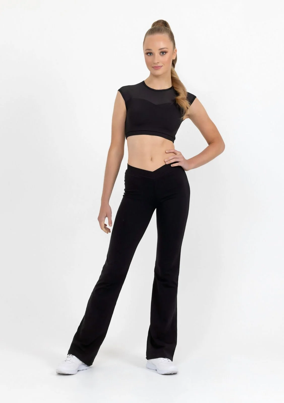 Studio 7 Cross-band Jazz Pants Adult Small; Black.jpg
