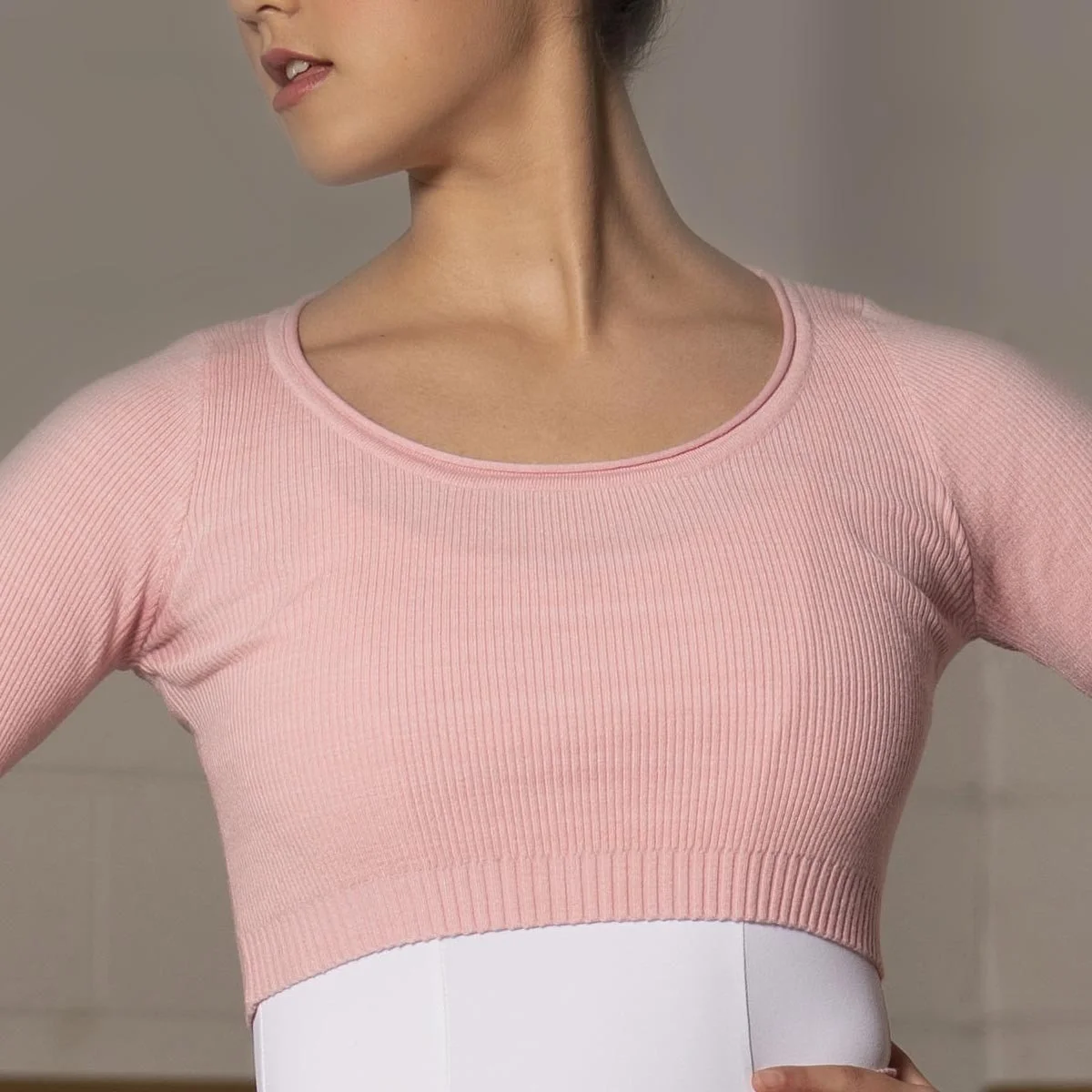 Long Sleeve Pull Over Crop