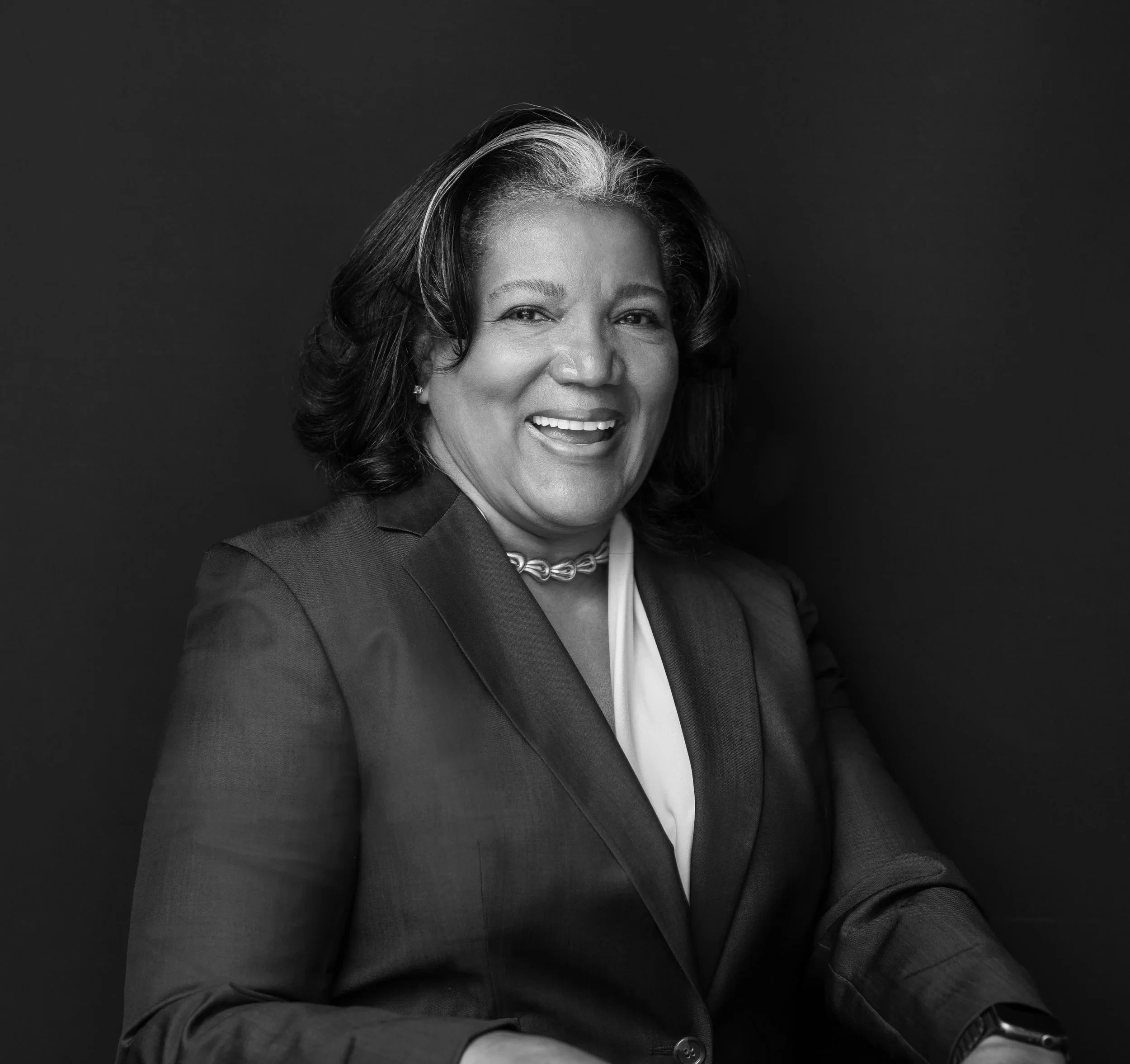 Portrait Photoshoot of a woman in B&W filter