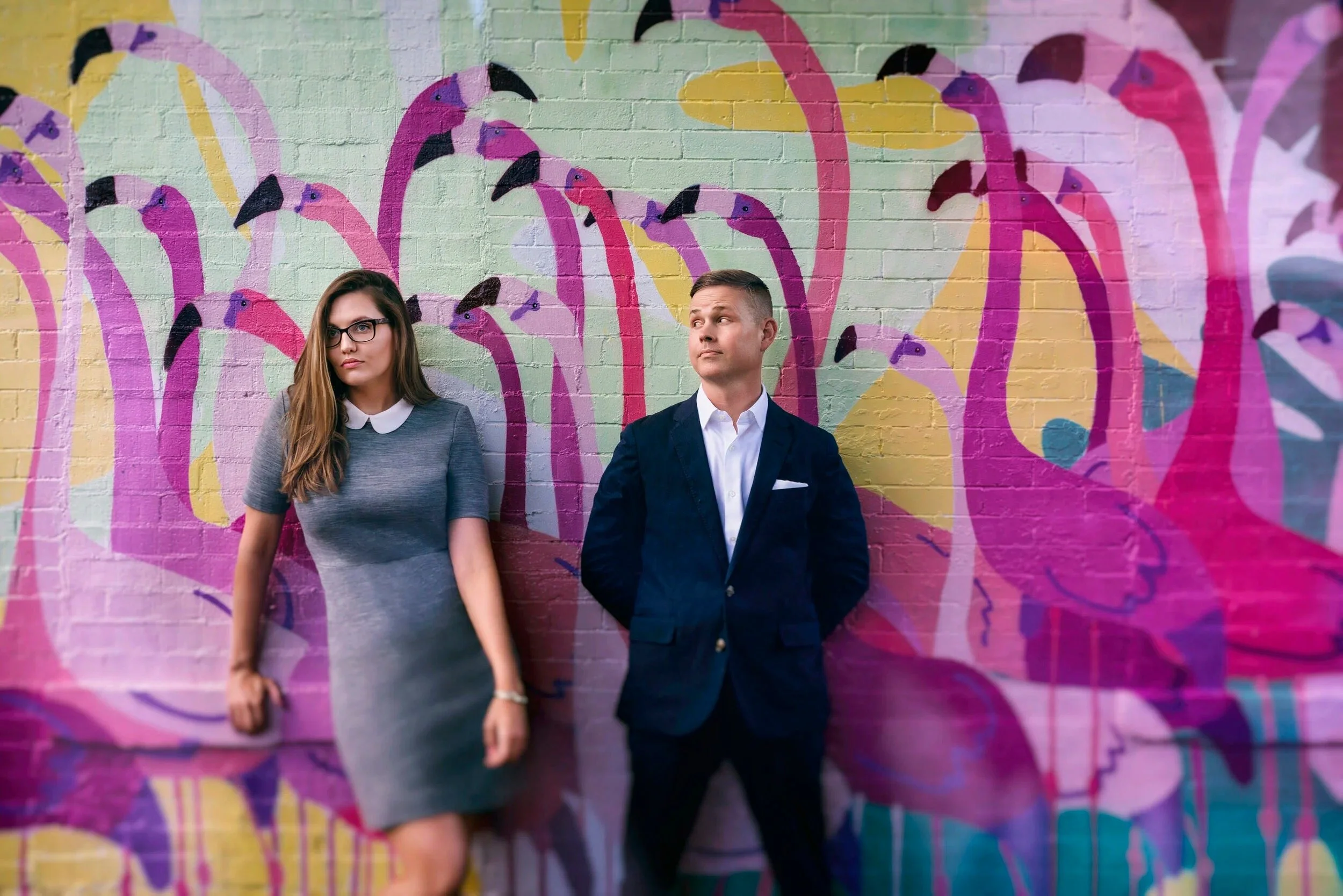 Men and Woman standing side by side