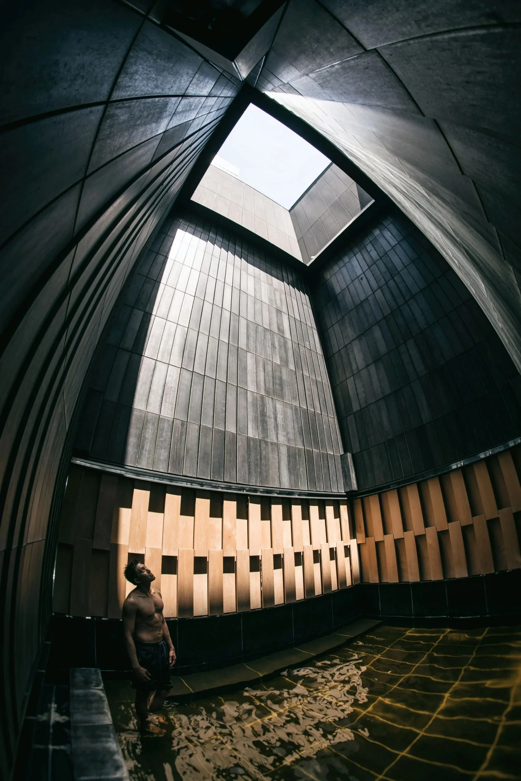 View of the window inside the building