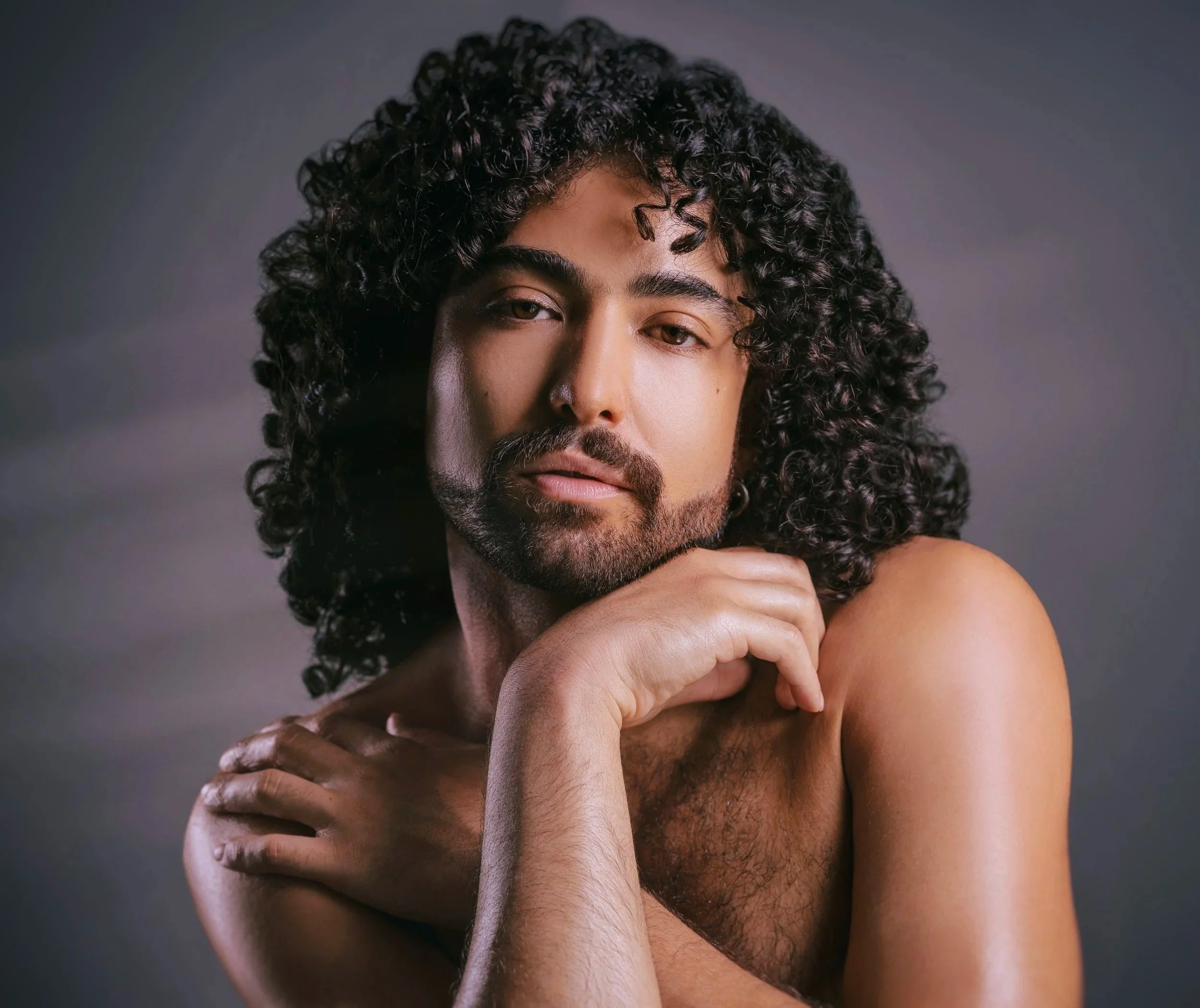 man posing for a photoshoot